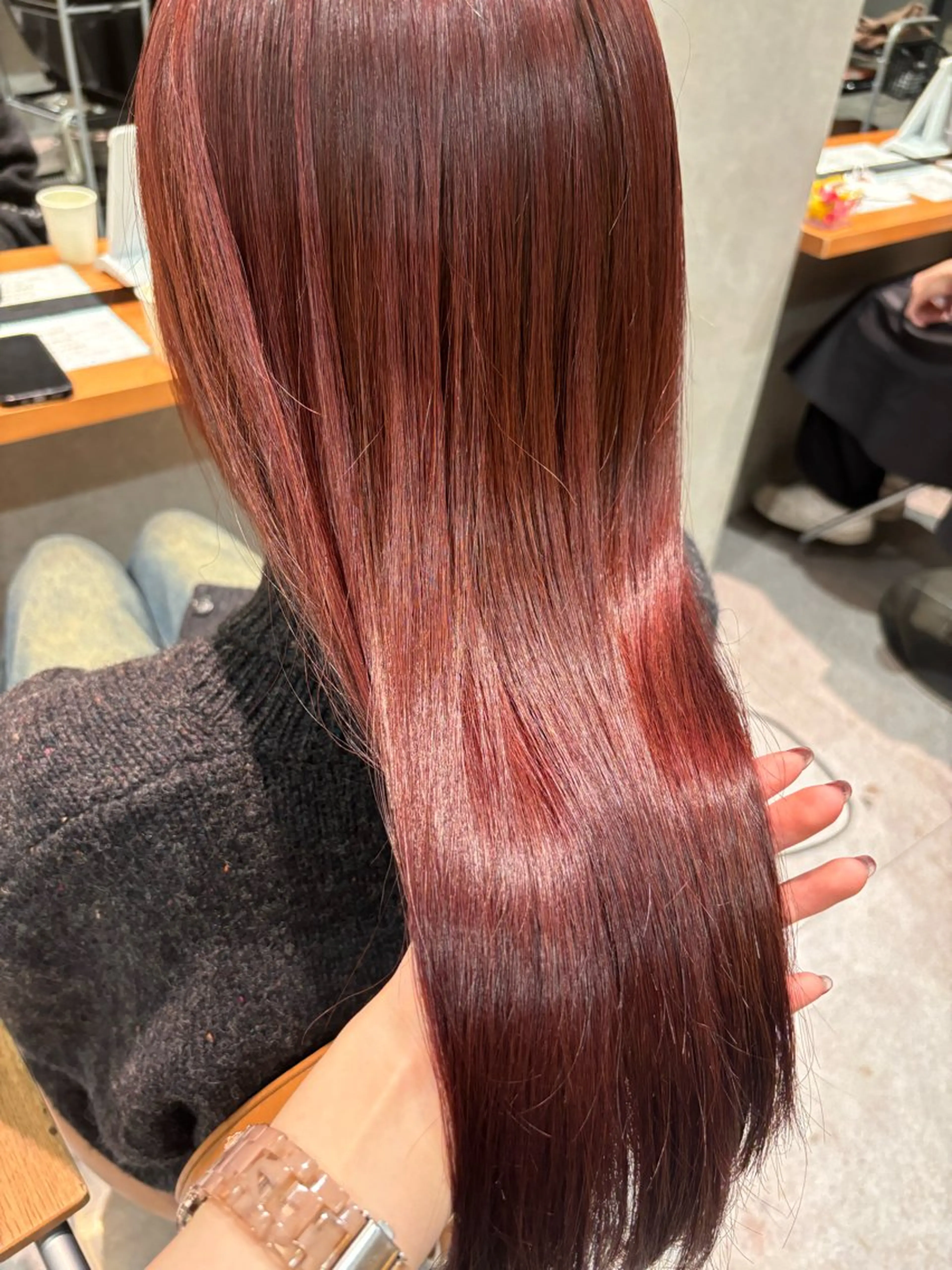 【🎀ヘアカラークーポン】色味カラー（しっかり発色◎）+クイックTrの写真