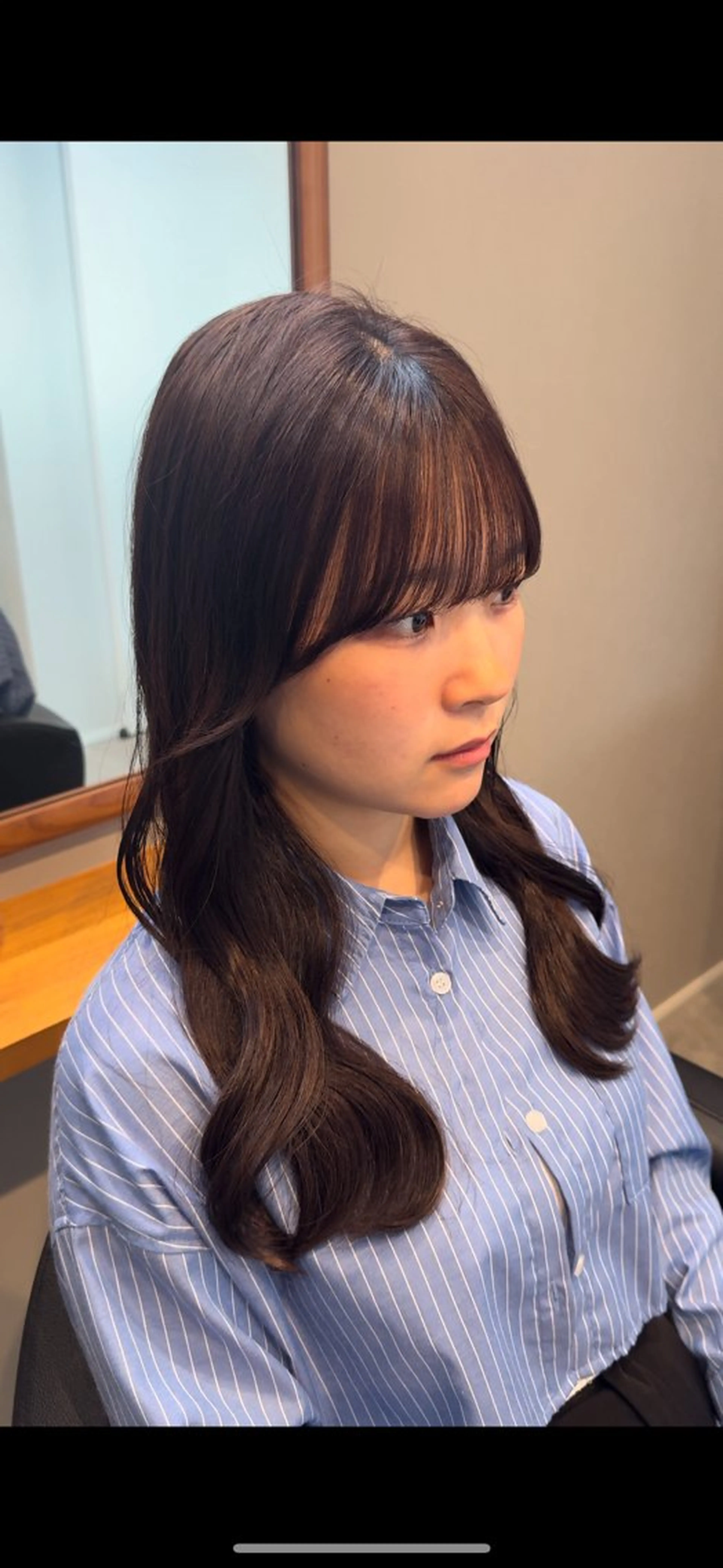 セミロング カラー ヘアアレンジ 銀座/髪質改善 /縮毛矯正/あおのヘアスタイル