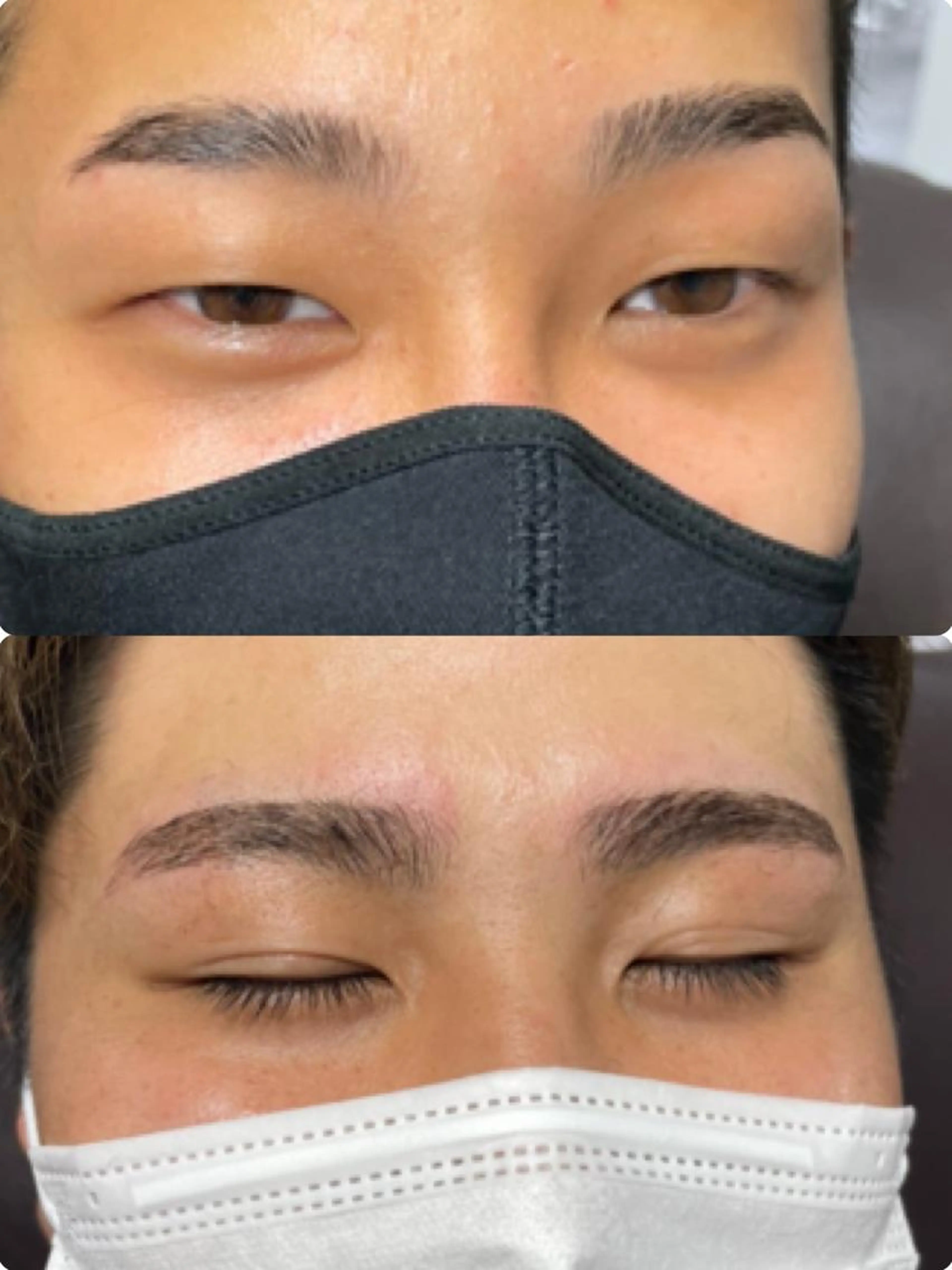 ⚠️眉毛パーマ根本から立ち上げ男らしい眉毛へ!時間お問い合わせ下さい🙇♀️🙇♀️の写真