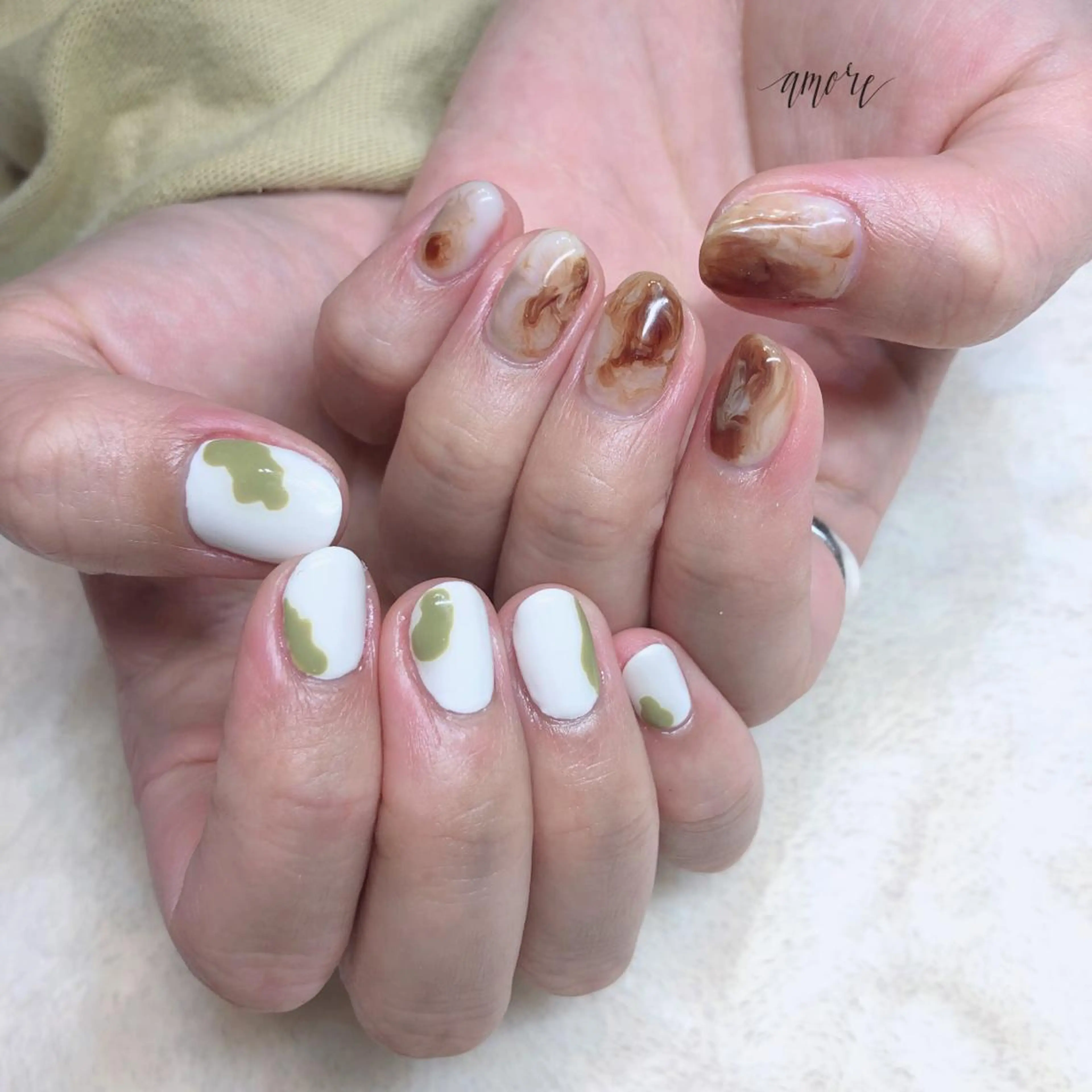 ネイル ジェルネイル ニュアンスネイル 春ネイル You kyehwaのネイルデザイン