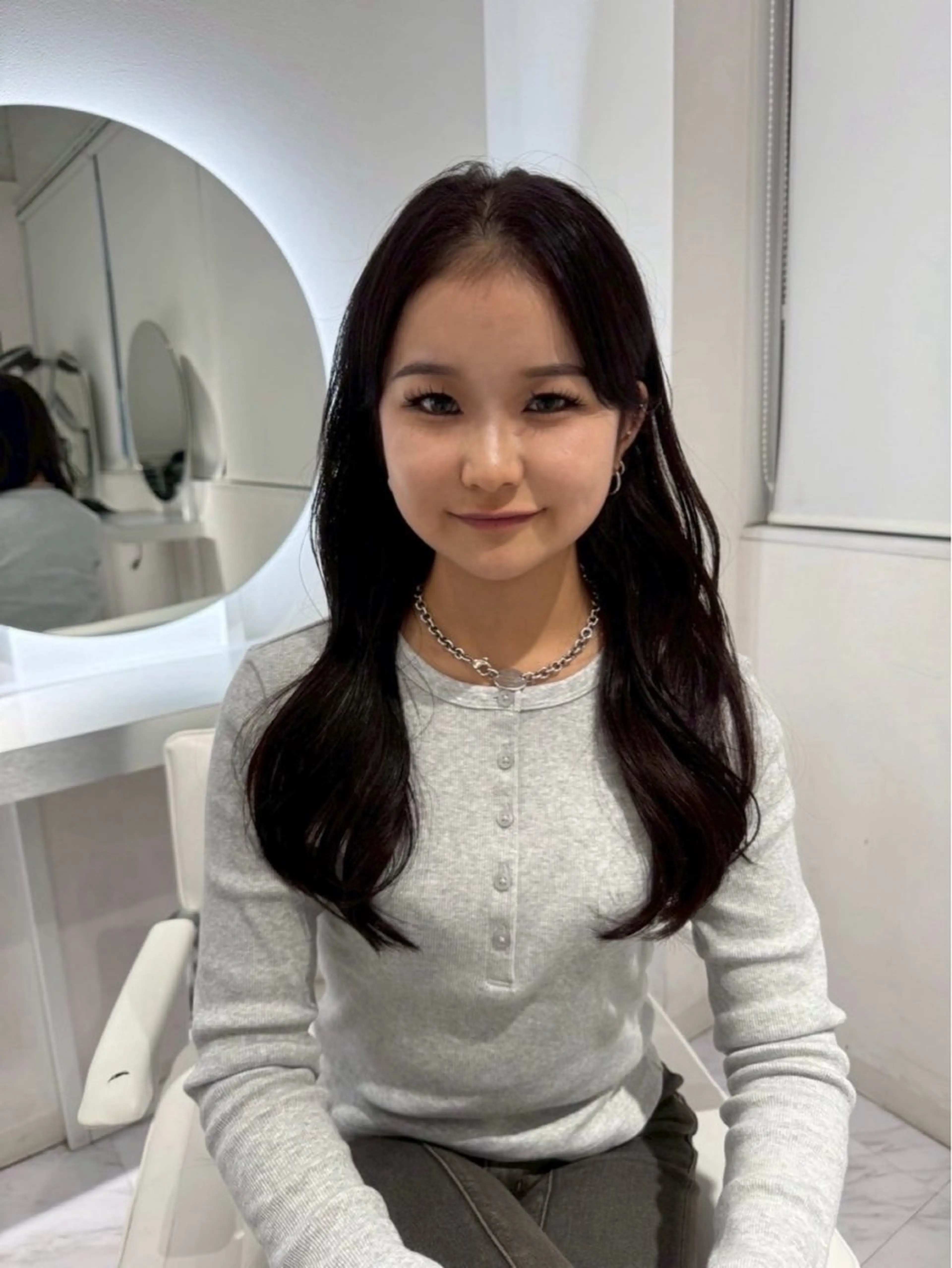 ロング カラー rina/無料 レイヤーカット/上野のヘアスタイル