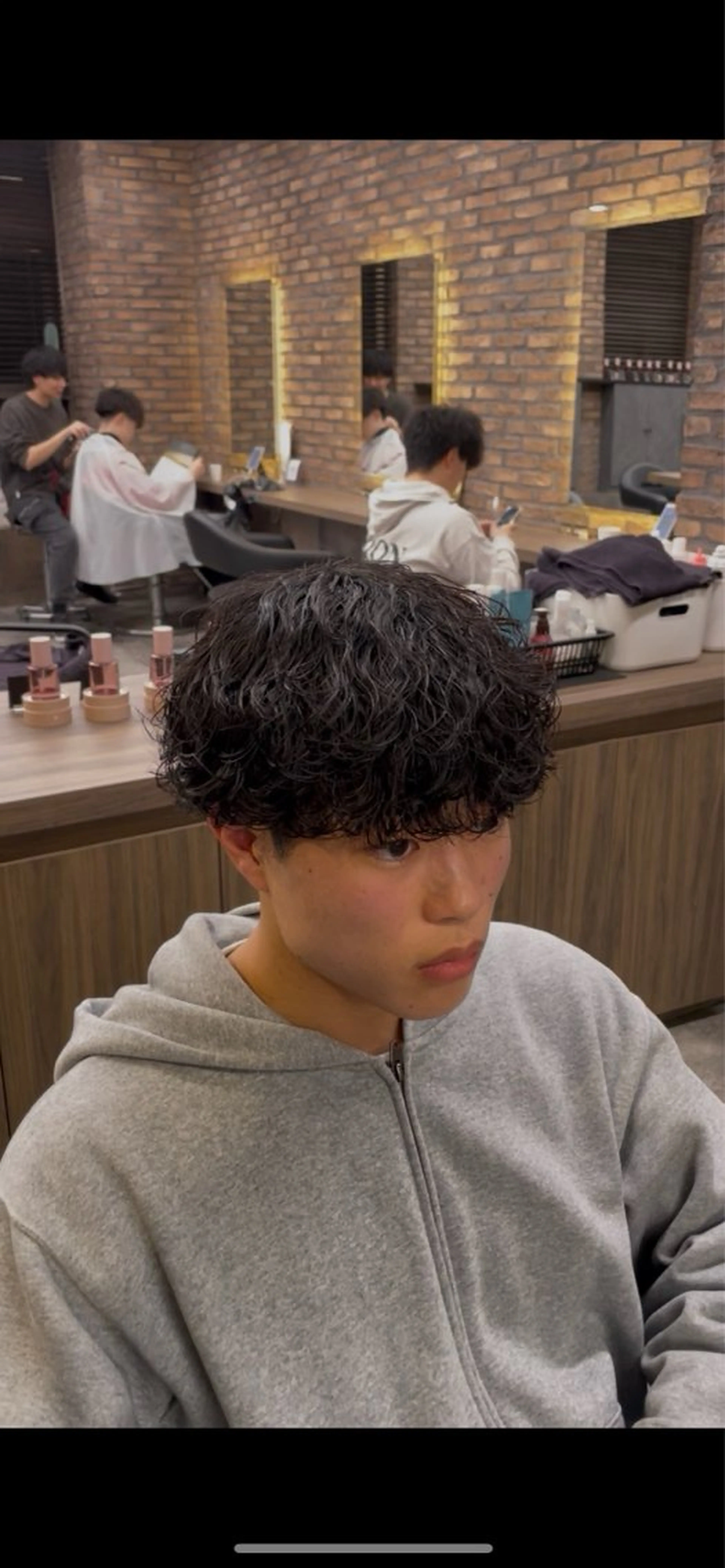 パーマ メンズ カット パーマ ヘアセット 波巻き/サーフカール 🌊吉野裕稀のヘアスタイル