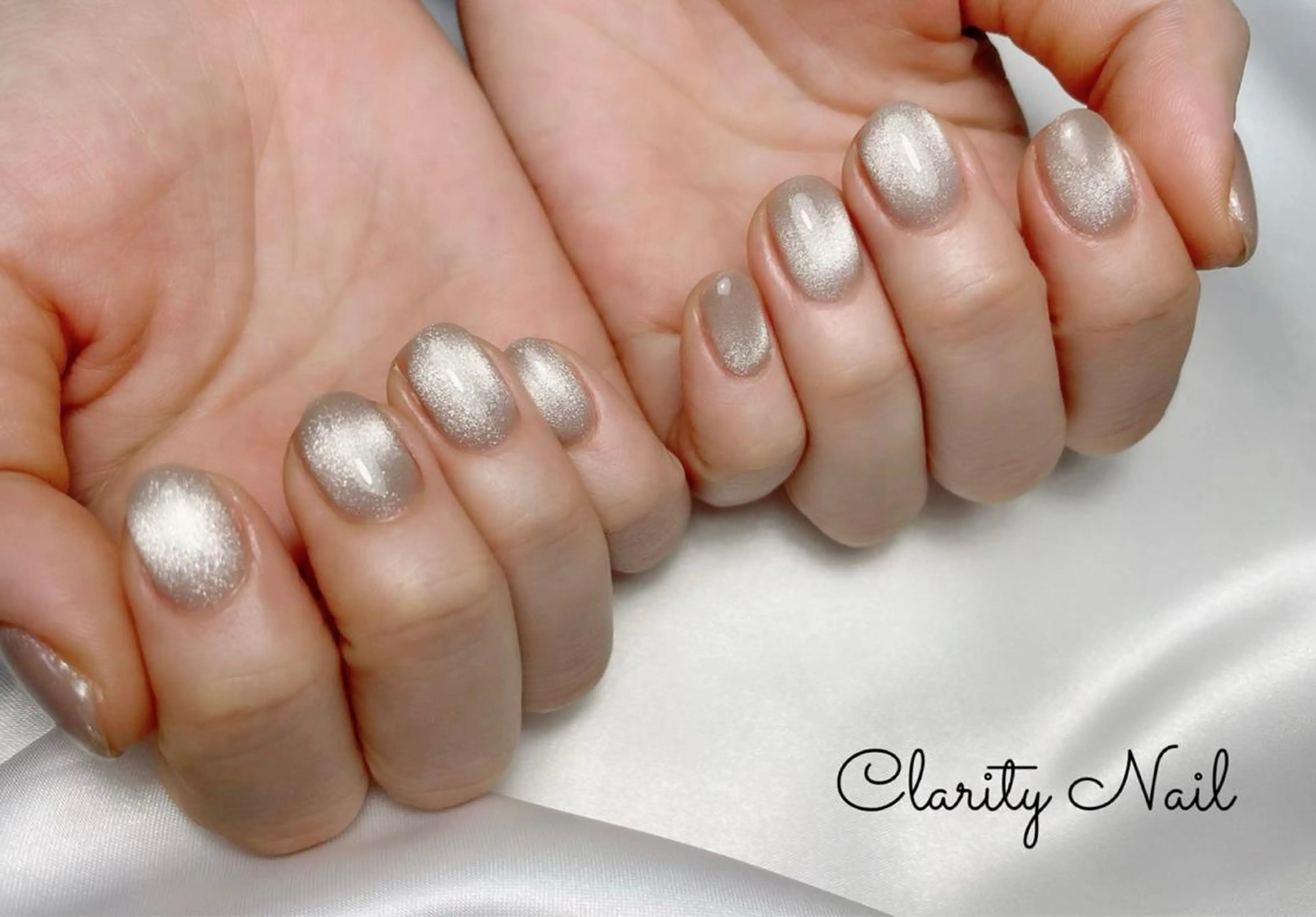 ネイル マグネットネイル ワンカラーネイル ハンドネイル Clarity Nailのネイルデザイン