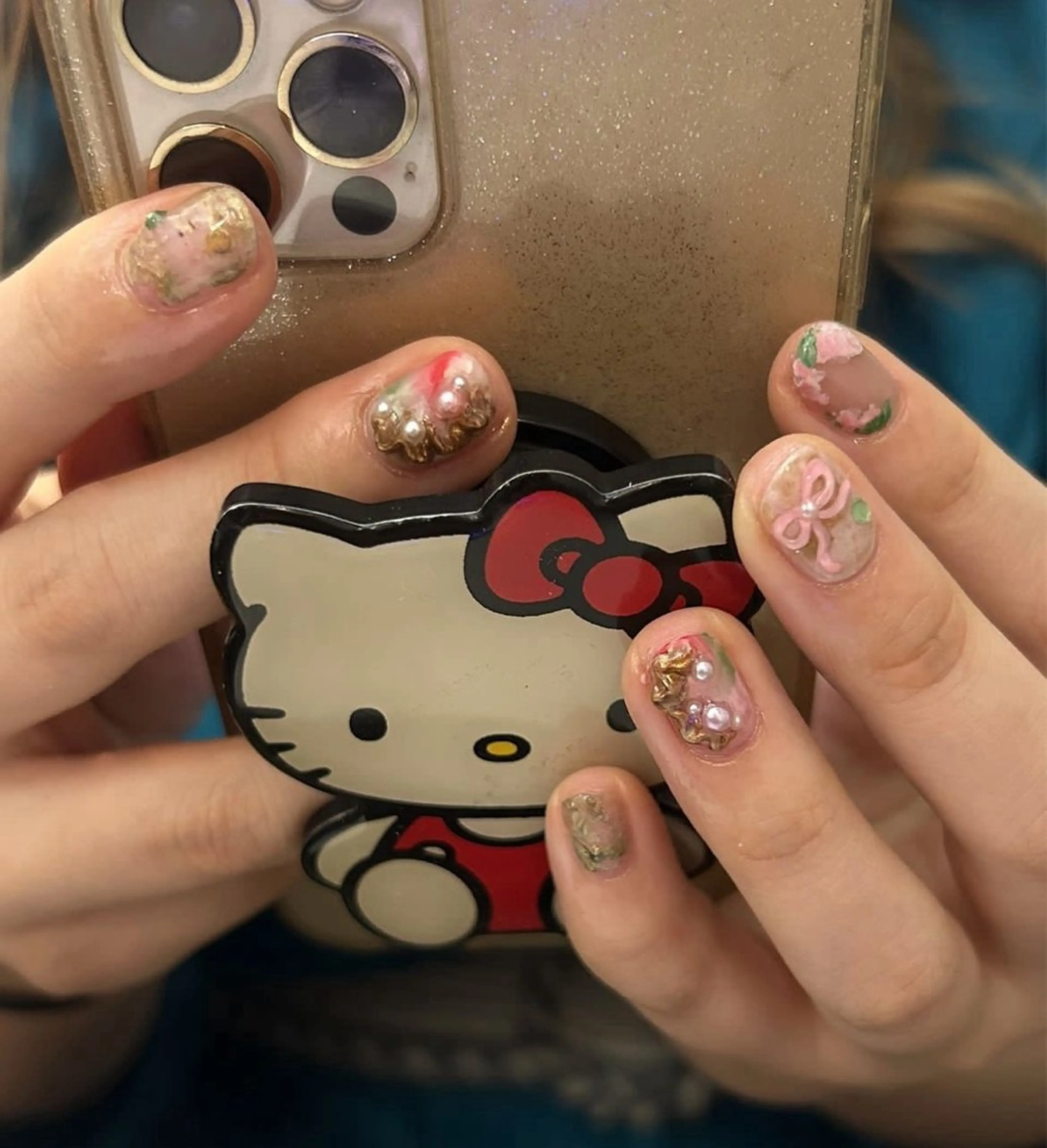 メンズ ネイル フットネイル ジェルネイル ゴールド メンズネイル ニュアンスネイル añil所属・anil miyuのネイルデザイン