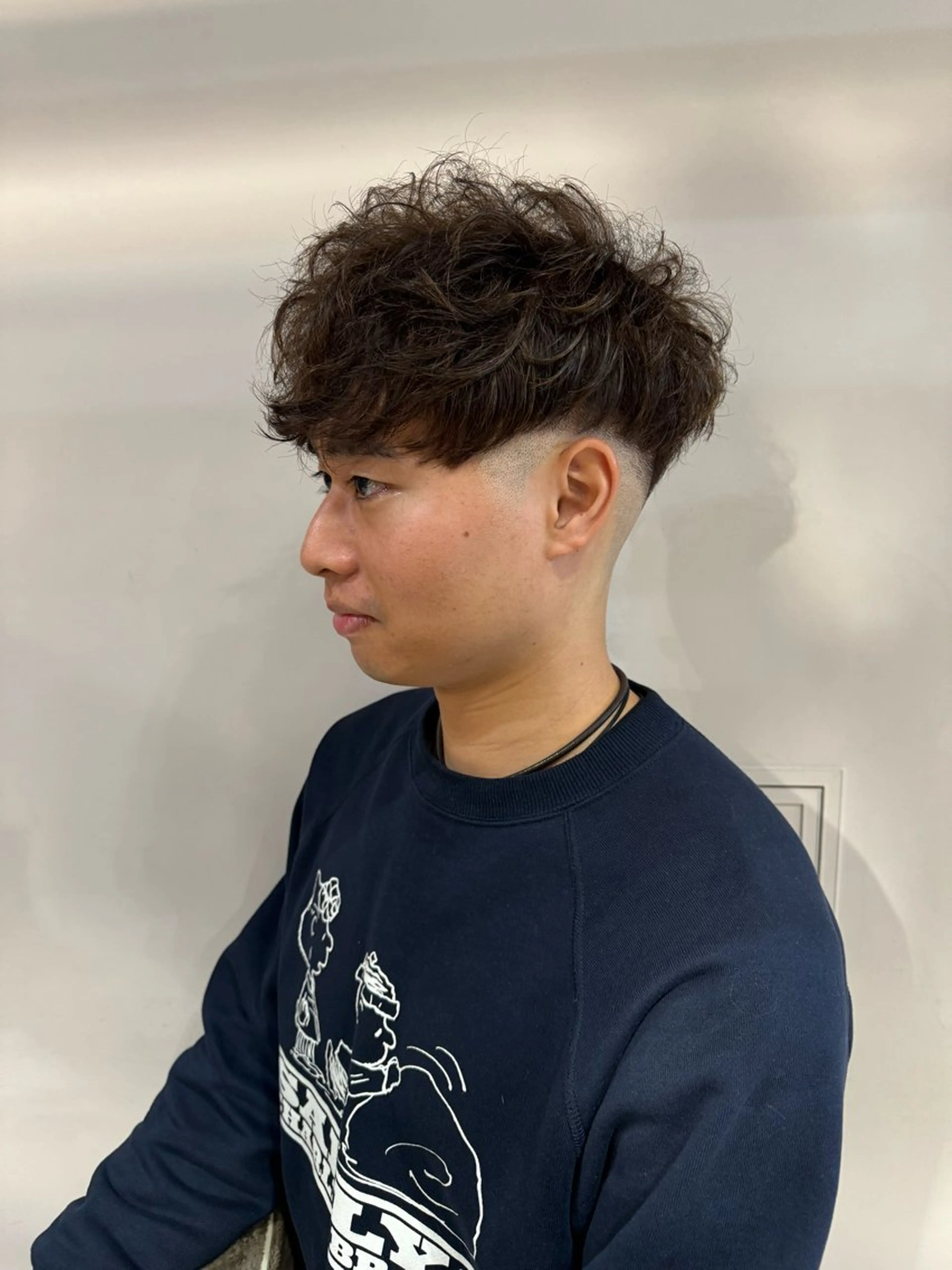 ショート メンズ スペインカール カット パーマ トリートメント Dxxxx III所属・女性目線の大人 メンズ*Ayakaのヘアスタイル