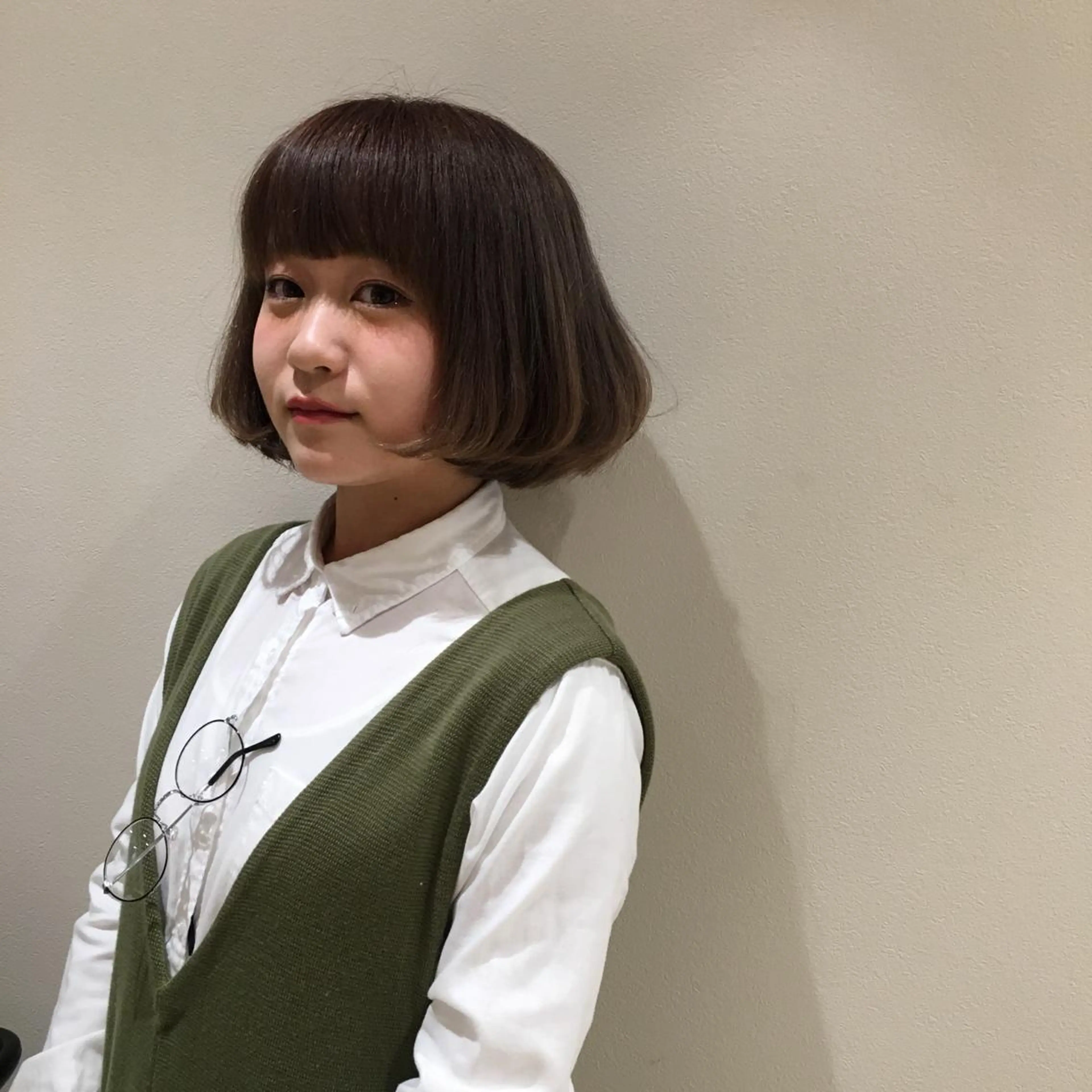 ショート かねやす ゆなのヘアスタイル