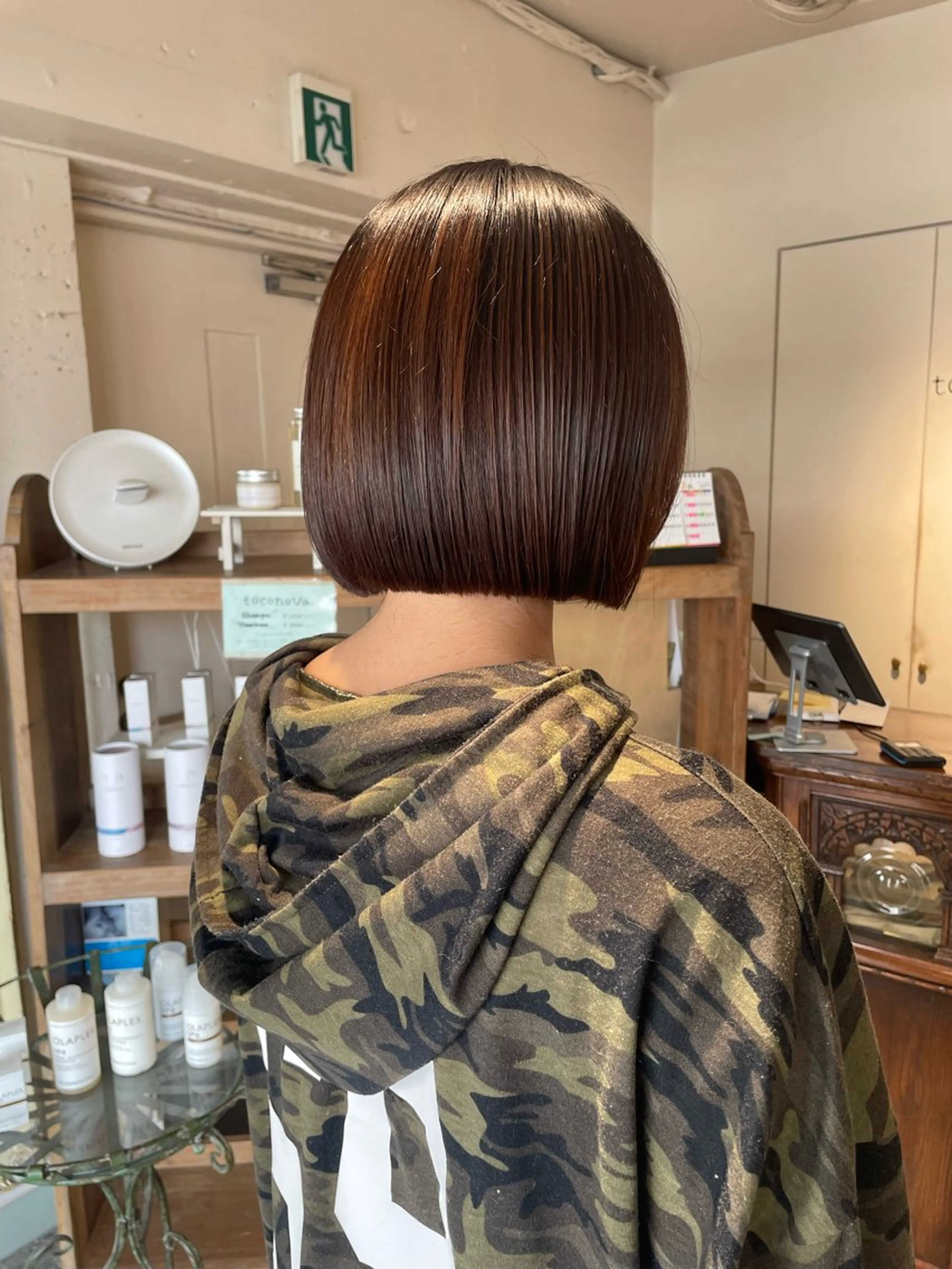 ショート ボブ カット 透明感カラー🫧/ レイヤー/髪質改善のヘアスタイル