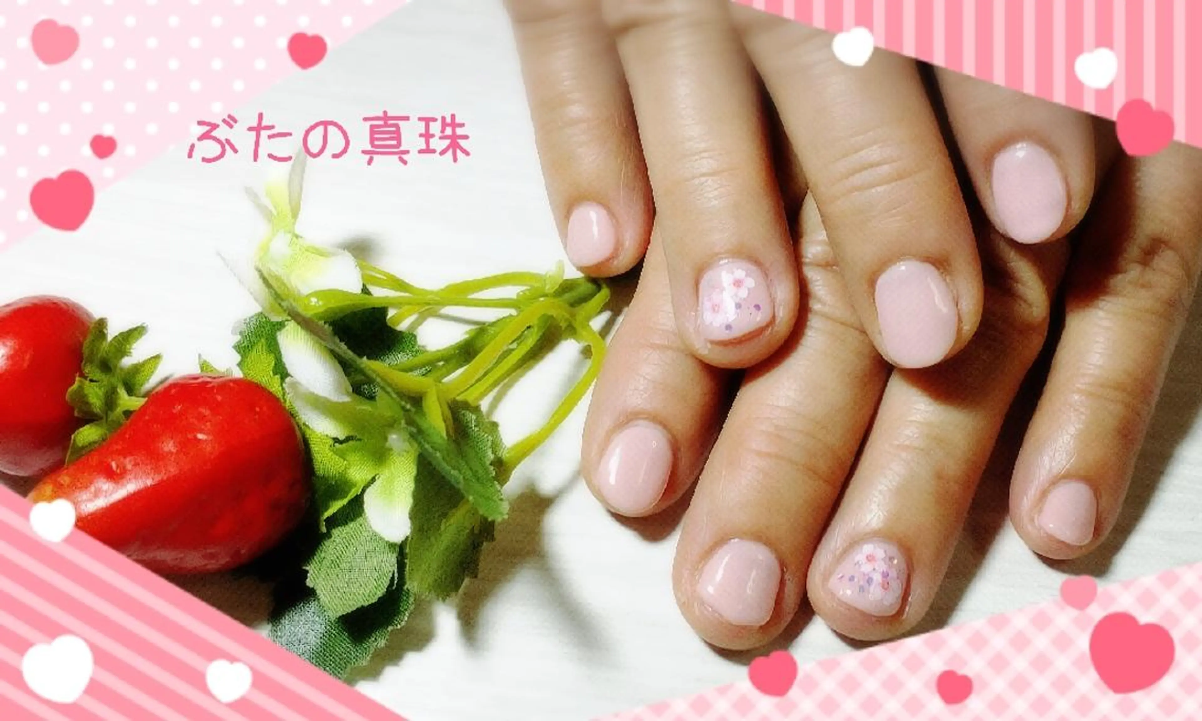 ネイル 桜ネイル ハンドネイル 林 珠里のネイルデザイン