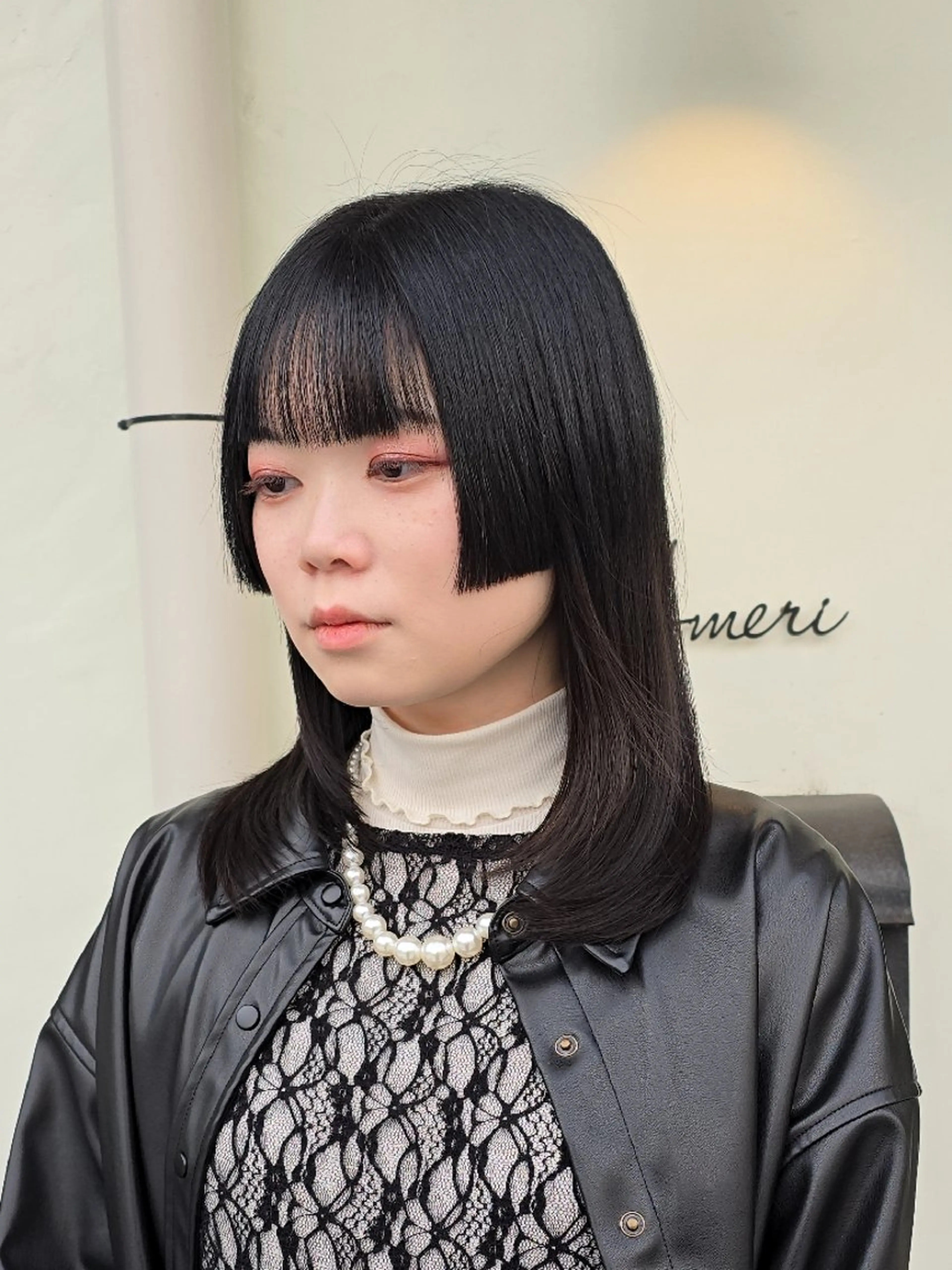 ミディアム カラー レイヤーカット カット ヘアカラー トリートメント 渡辺祐輔 レイヤー✂ 透明感🫧艶カラー✨のヘアスタイル