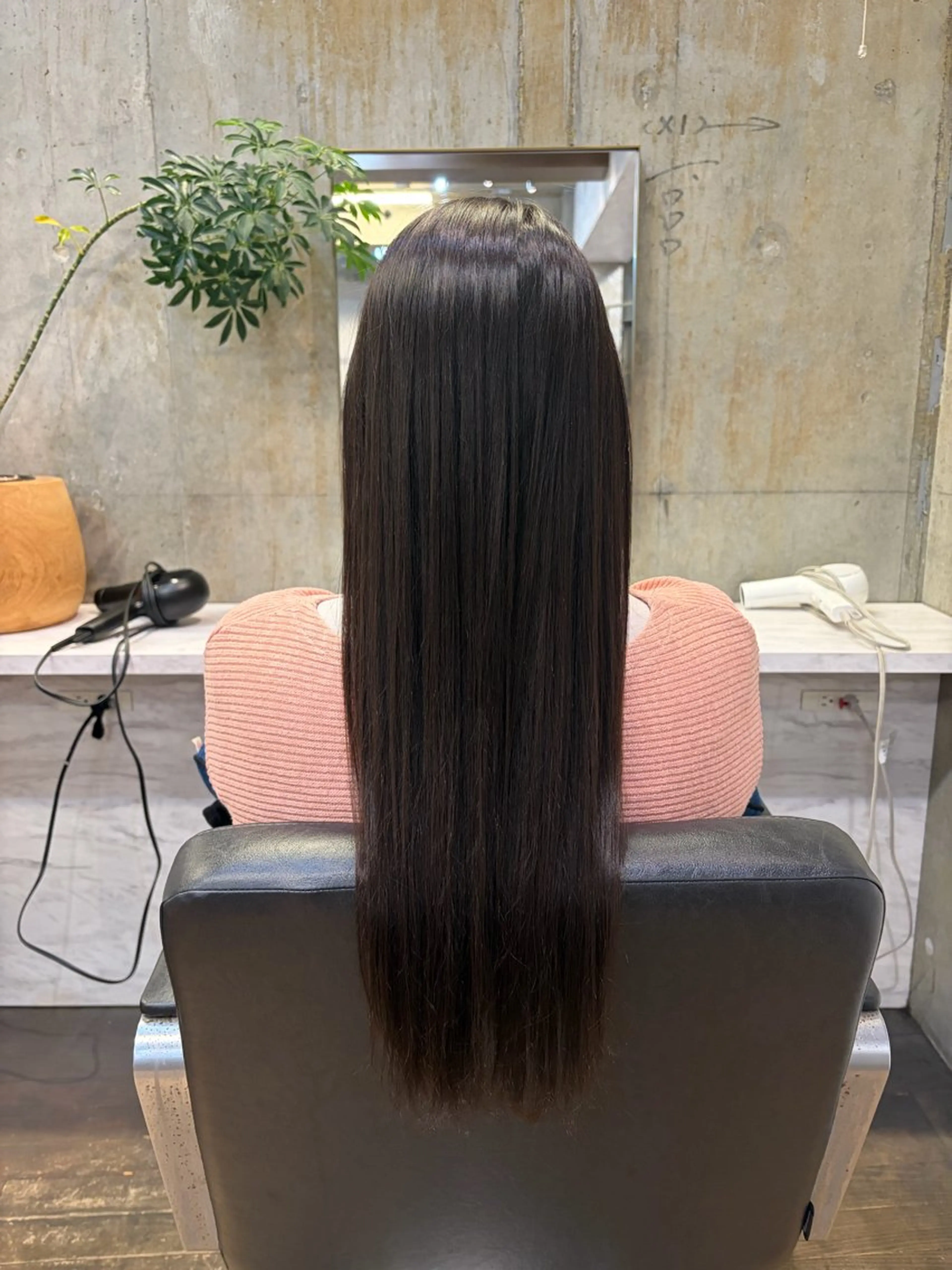 ロング パーマ ストレートパーマ ショートパーマ 🫧ちひろ🫧のヘアスタイル