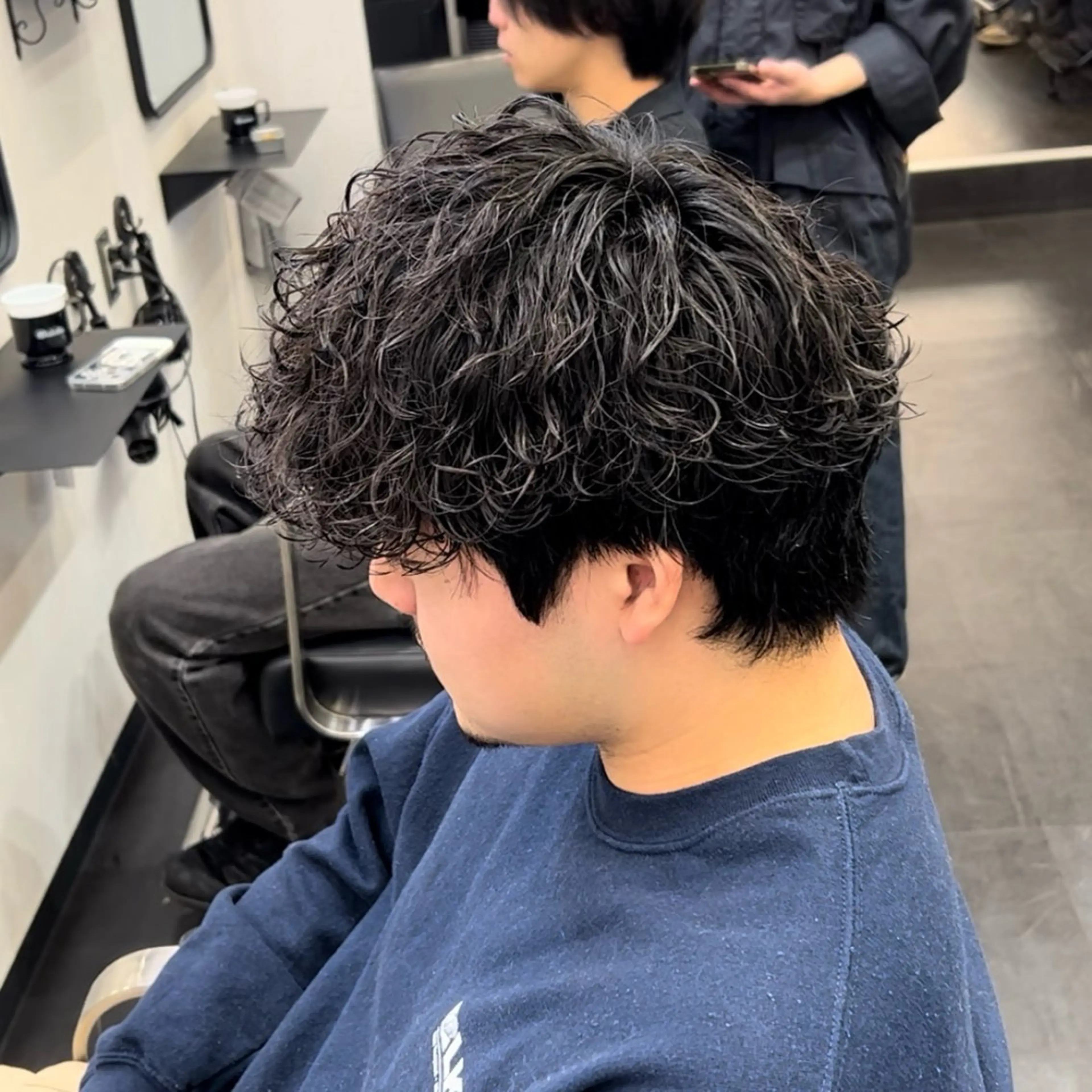 【大流行パーマ】カット＋波巻きパーマ🌊の写真