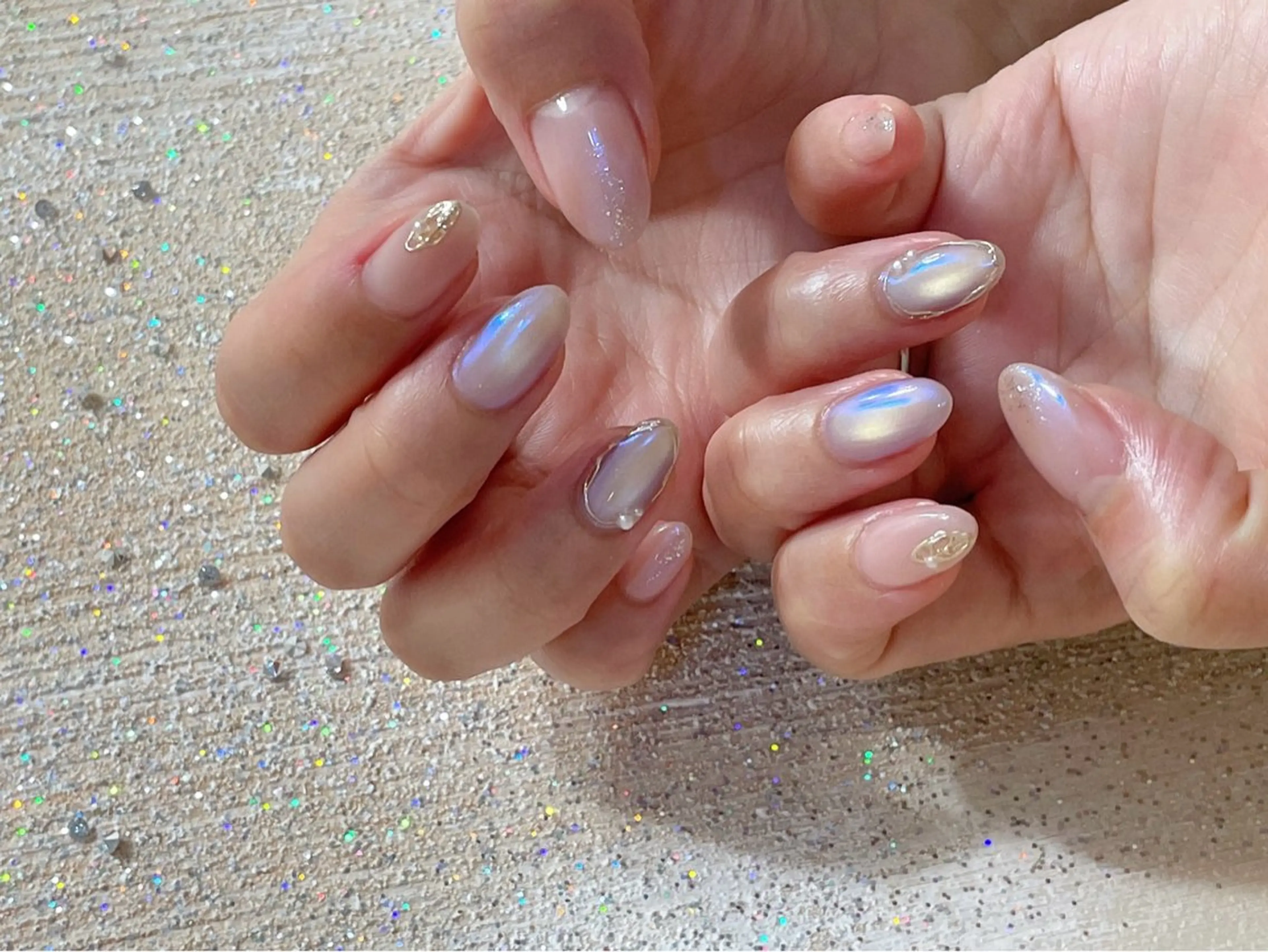 ネイル フットネイル ジェルネイル パラジェル 春ネイル kiki nail たまプラーザのネイルデザイン