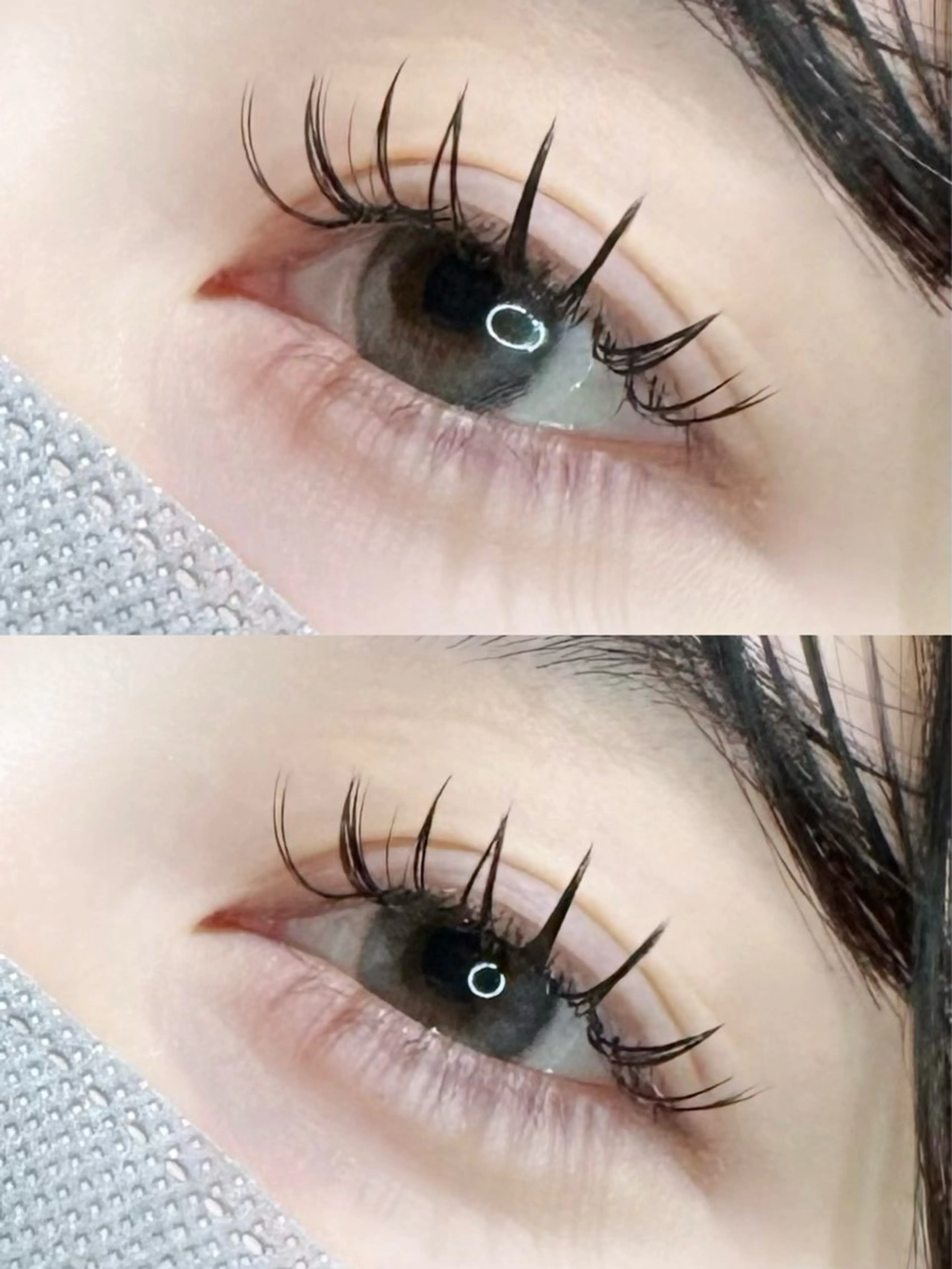 ダブル　flat lash 120束（220本）【他店オフ無料、アイシャンプー、仕上げコーティング付】の写真