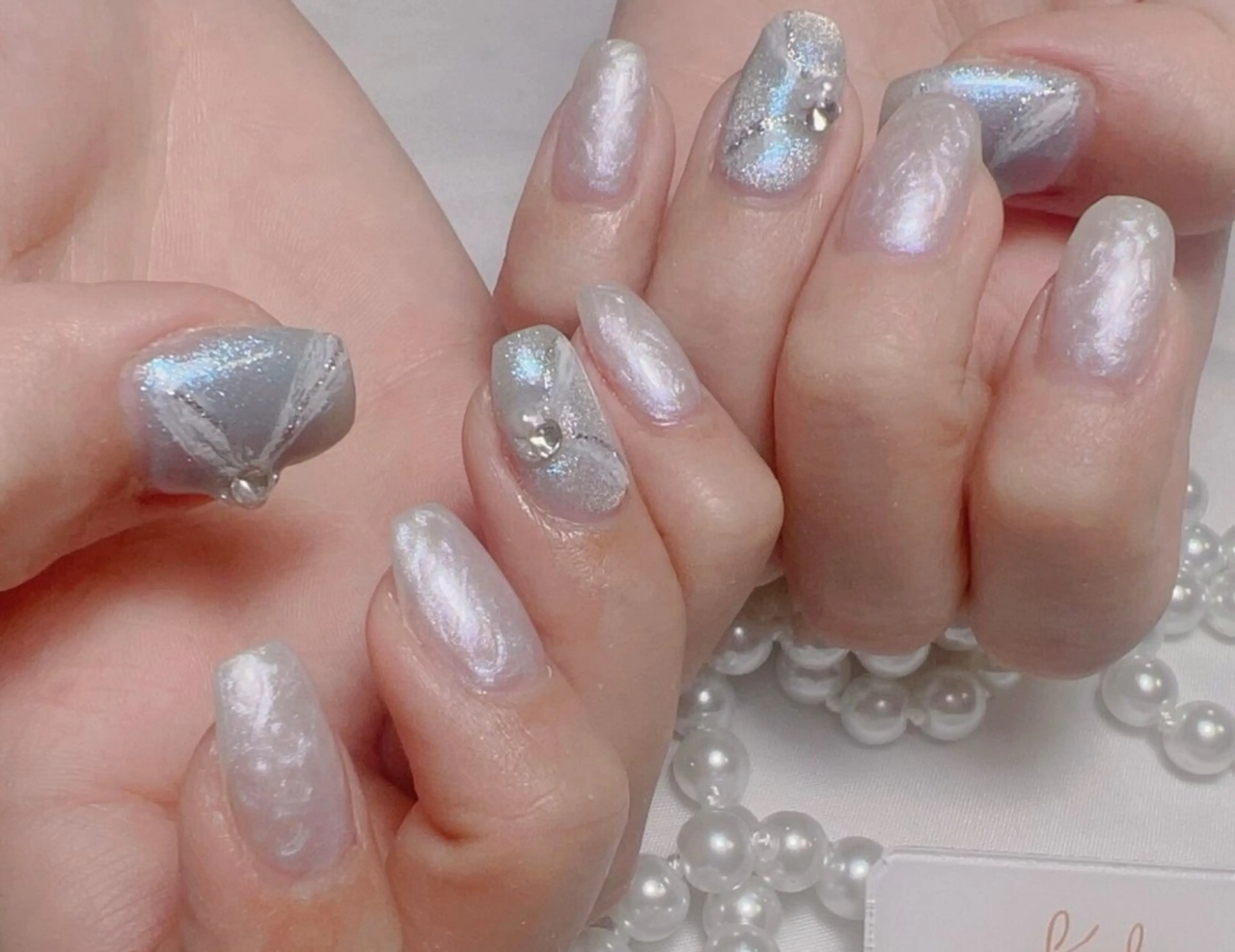 ネイル アートネイル フレンチネイル ジェルネイル グラデーション 韓国ネイル 村中 ハナのネイルデザイン