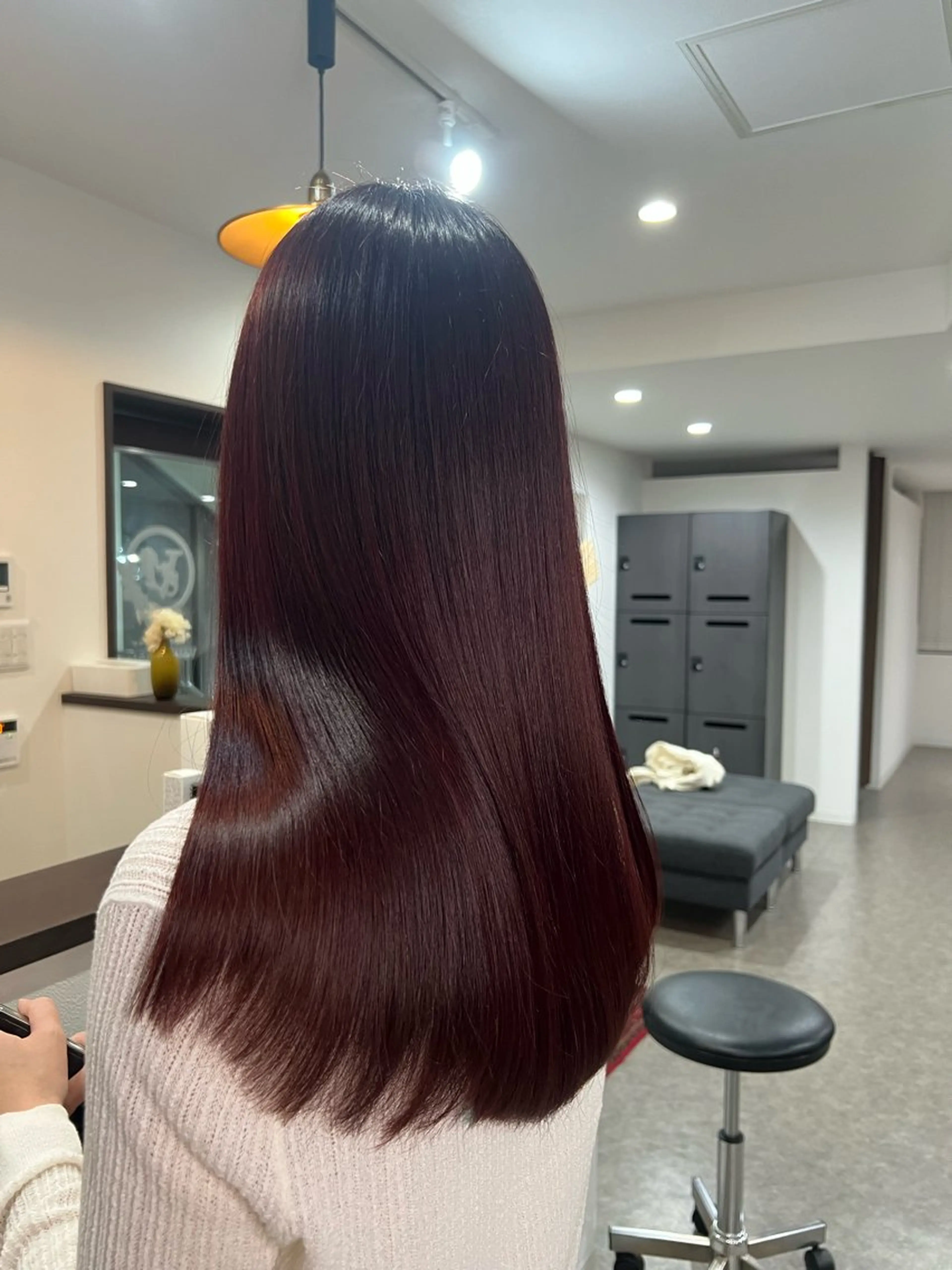 セミロング カット ヘアカラー トリートメント 艶髪/髪質改善 【熊野隼人】のヘアスタイル