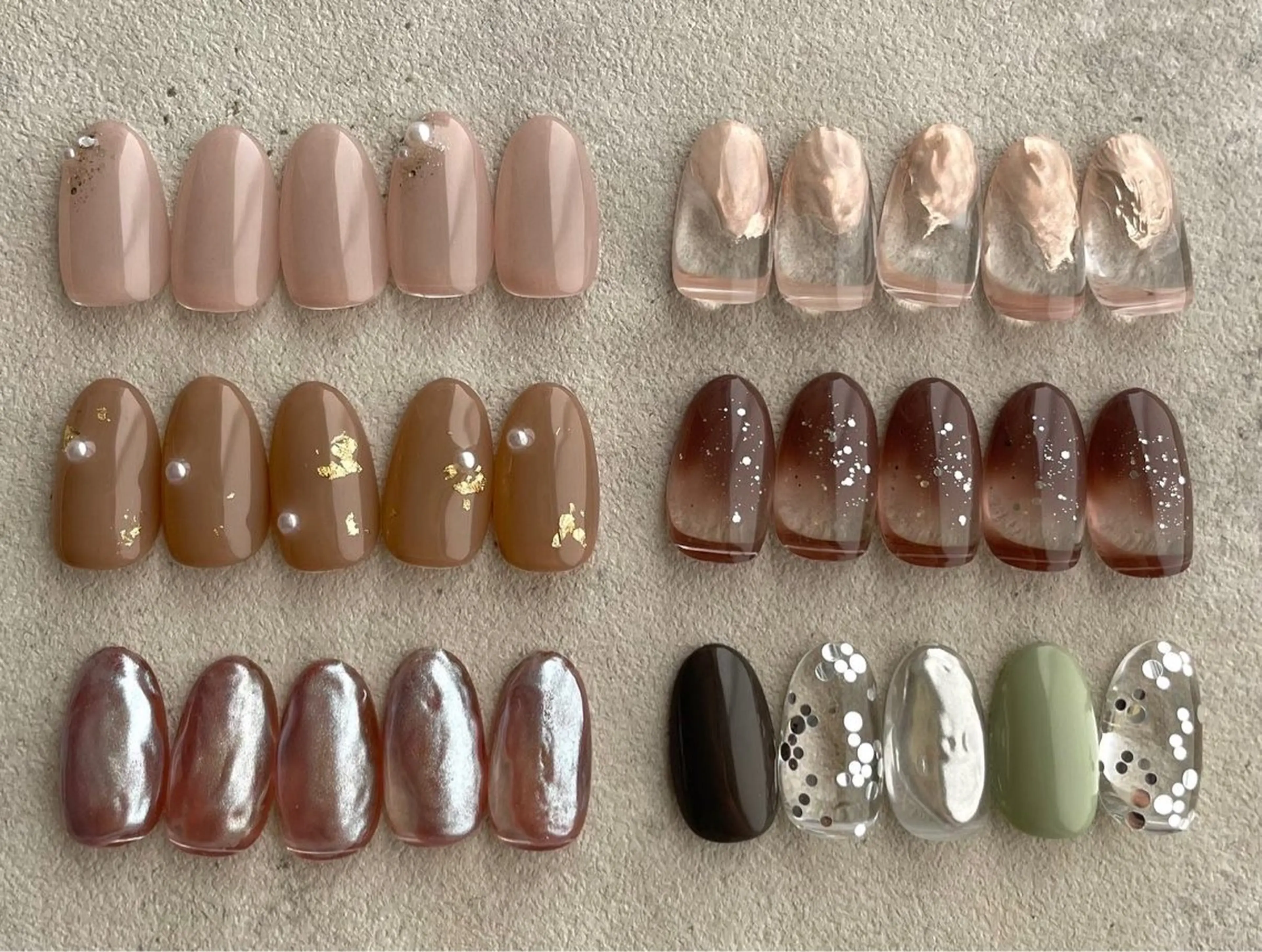 【オフ込み】サンプルデザインa☺︎ベースパラジェル変更+600円の写真