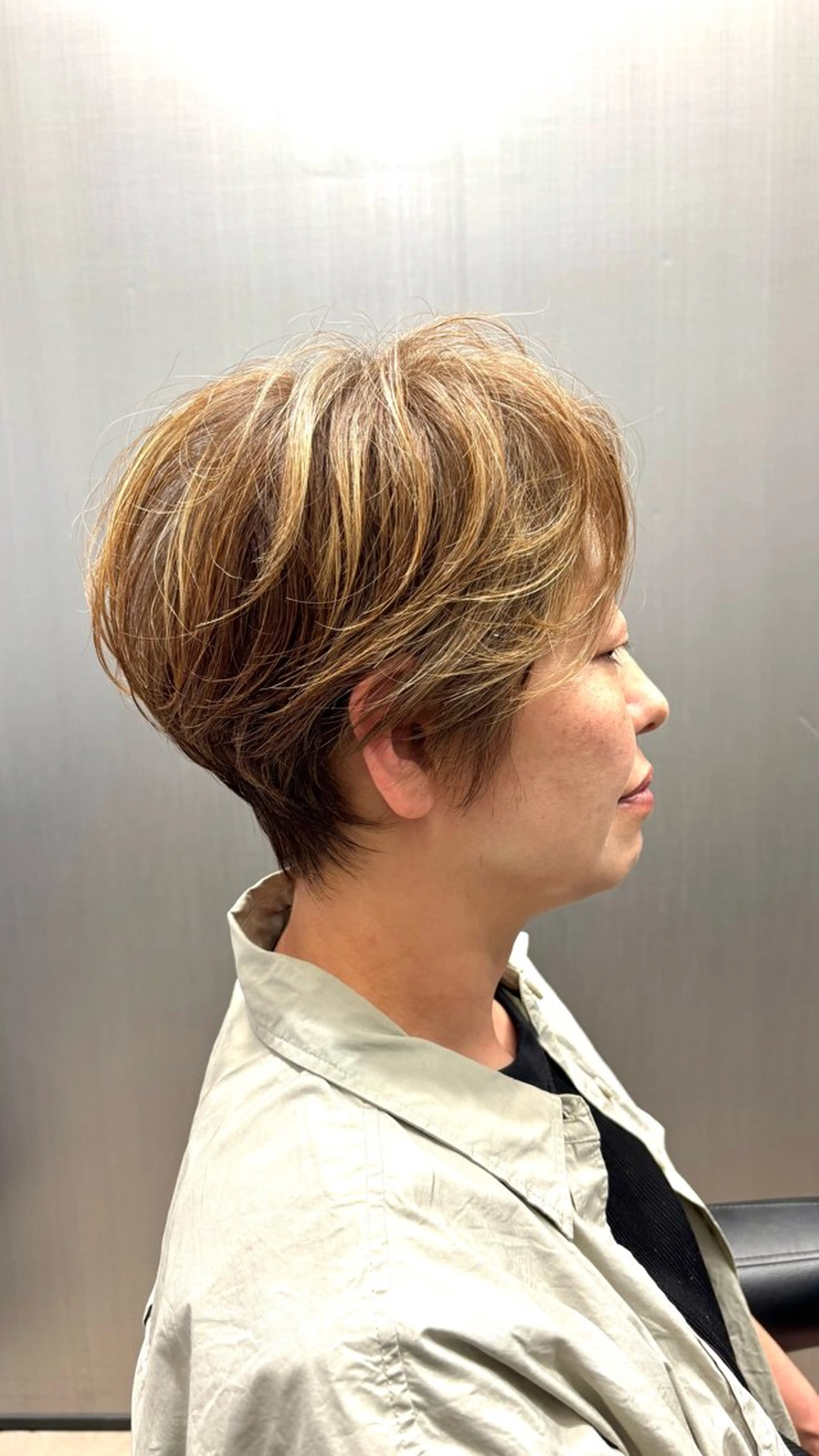 ショート ショートボブ ハンサムショート 丸みショート ボブ くびれヘア HARUKI  MINATO Japan広島紙屋町店所属・hmj紙屋町店 脊戸智志のエステ・リラクイメージ