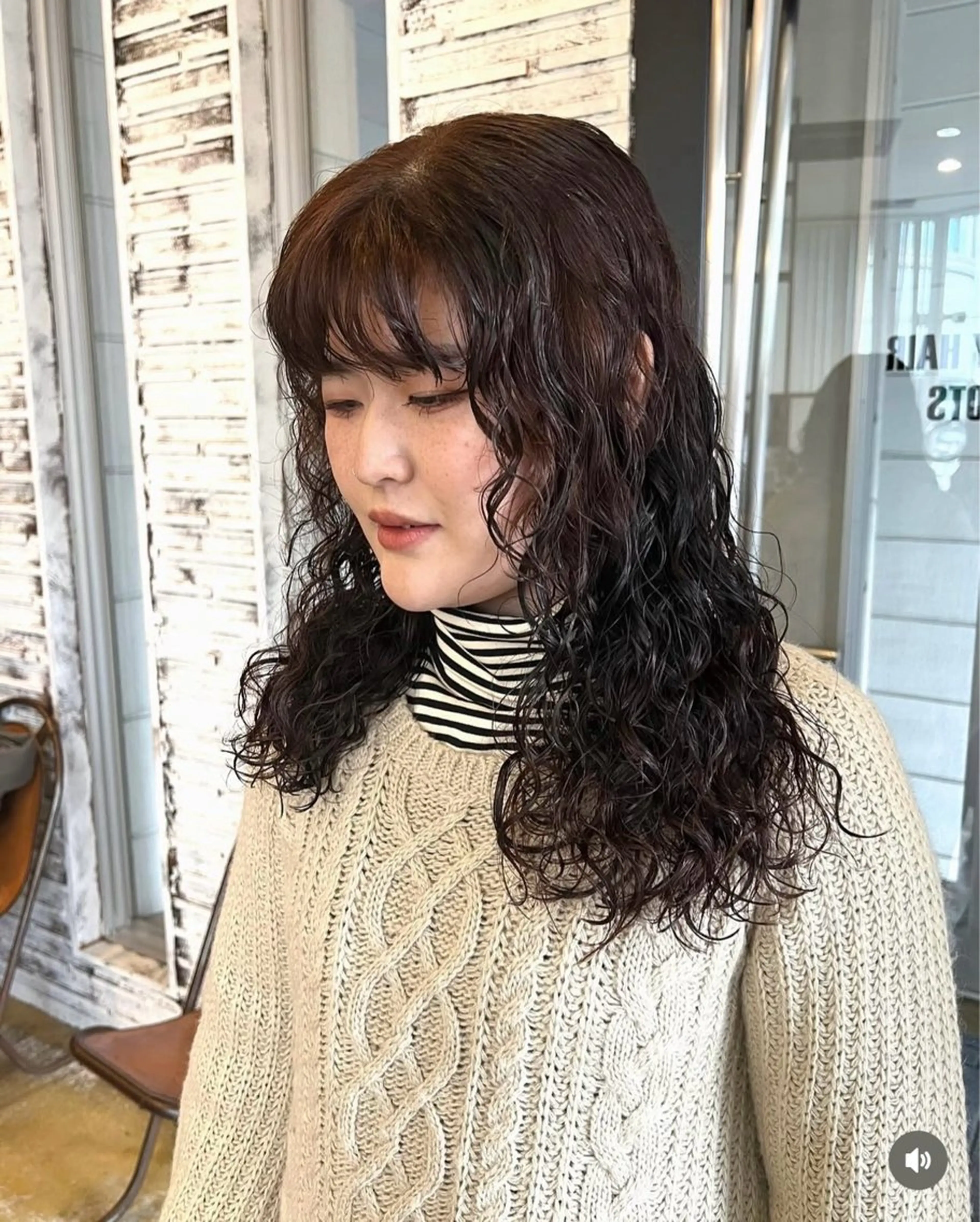 レディースパーマの写真