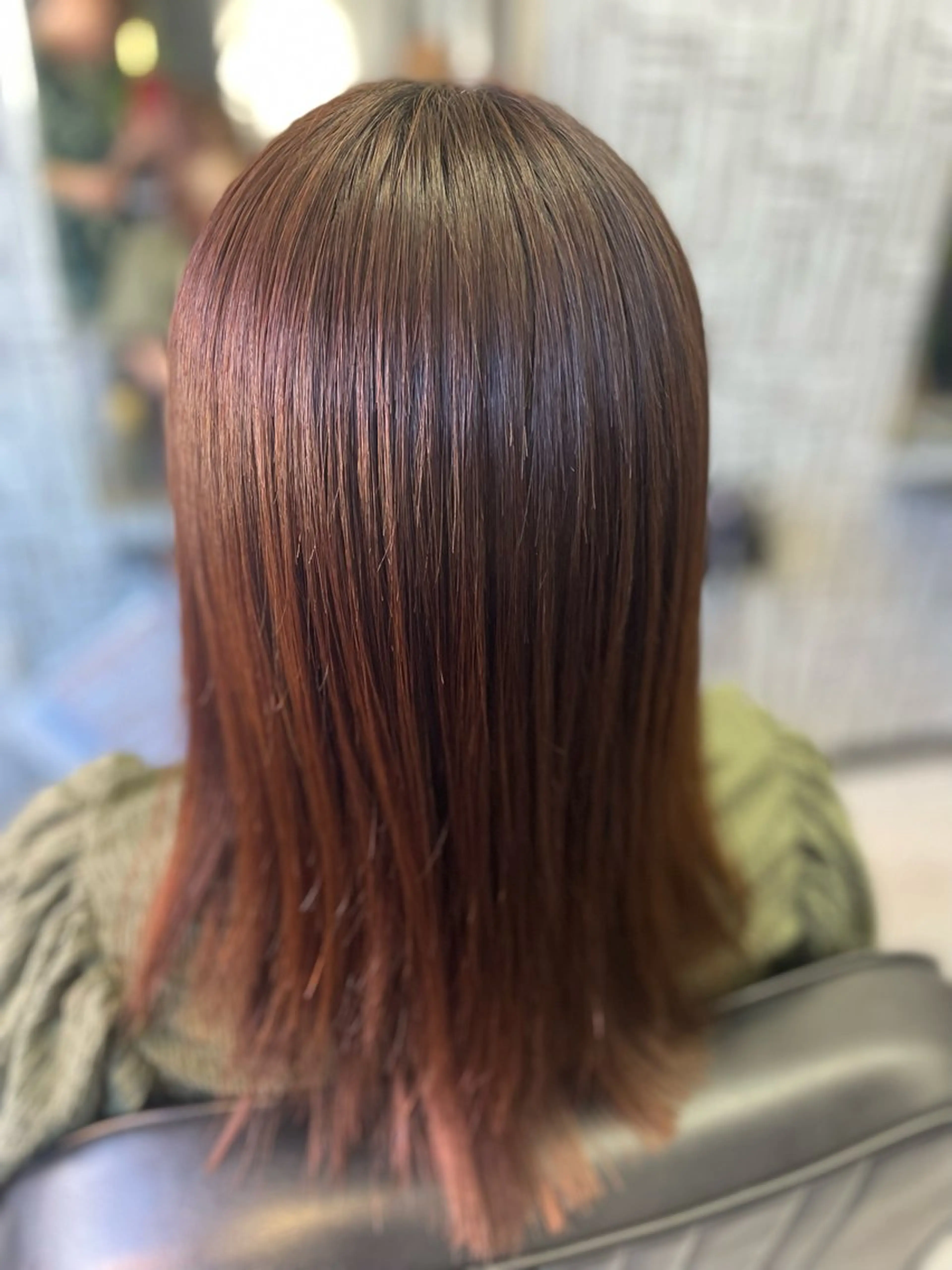 ロング パーマ 縮毛矯正 トリートメント ストレートパーマ カット 縮毛矯正 トリートメント 篠原 侑作のヘアスタイル