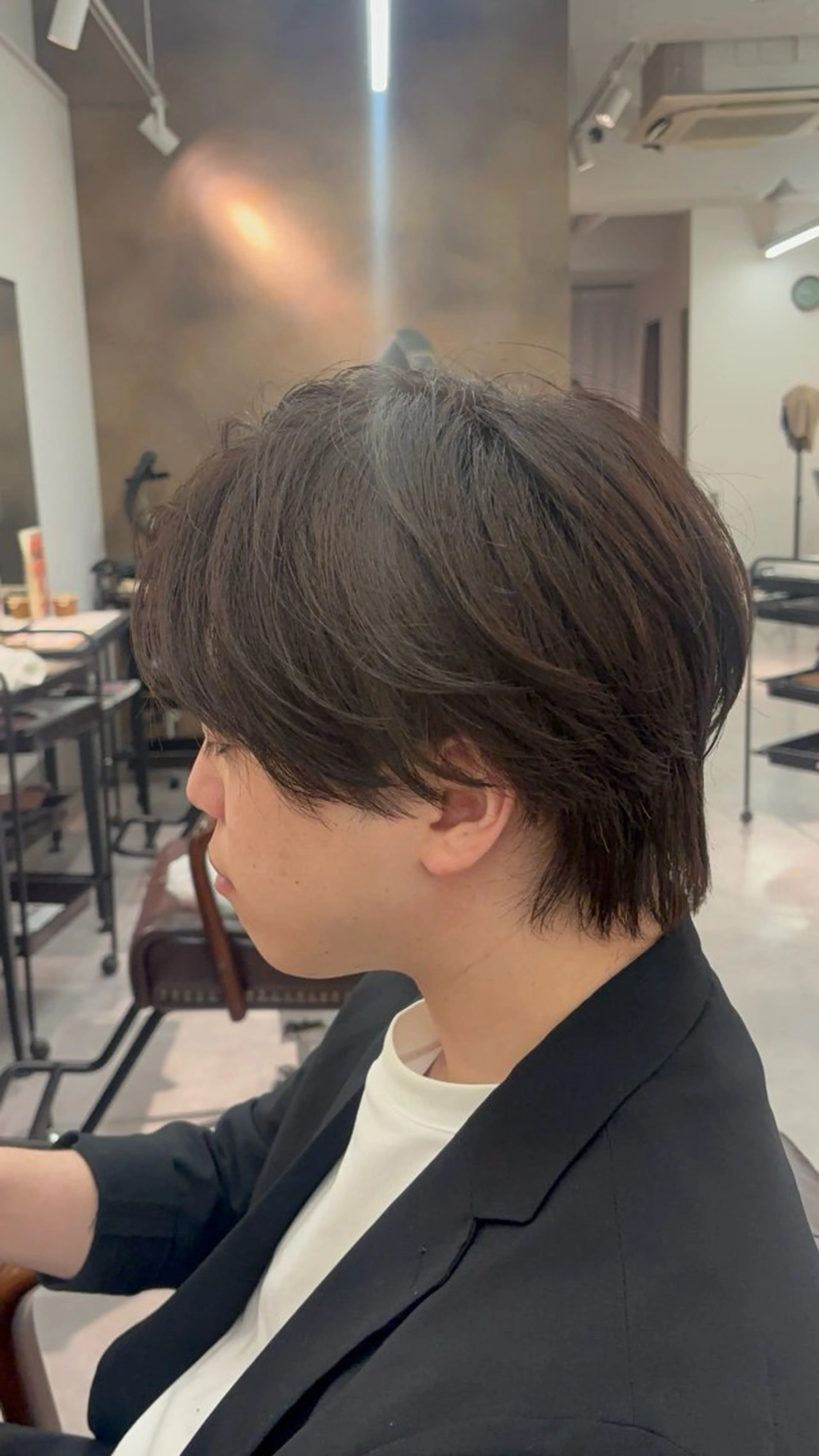 メンズ 岩本 遥加のヘアスタイル