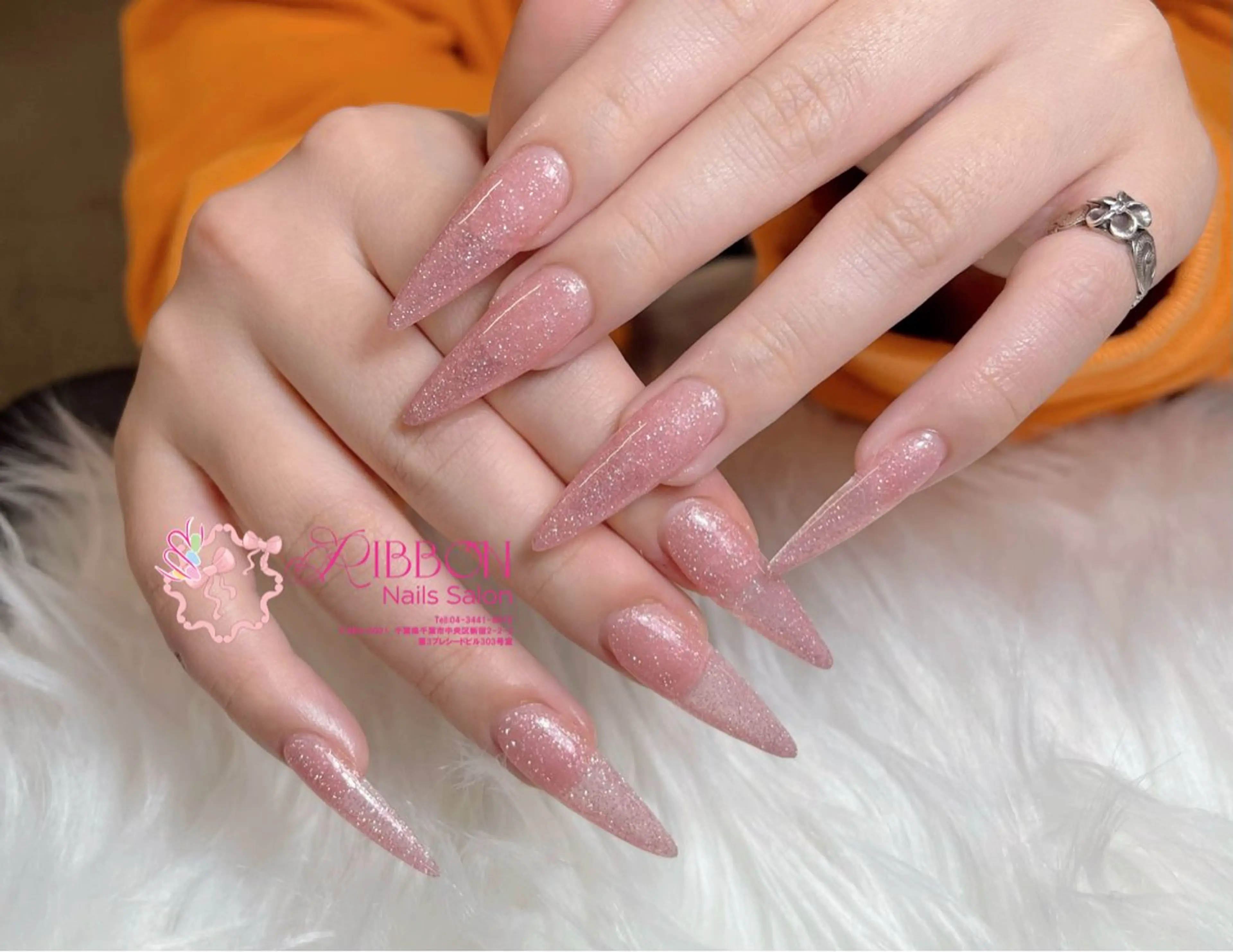 ネイル チークネイル フットネイル フレンチネイル グラデーション 韓国ネイル ハンドネイル Ribbonnail salonのネイルデザイン