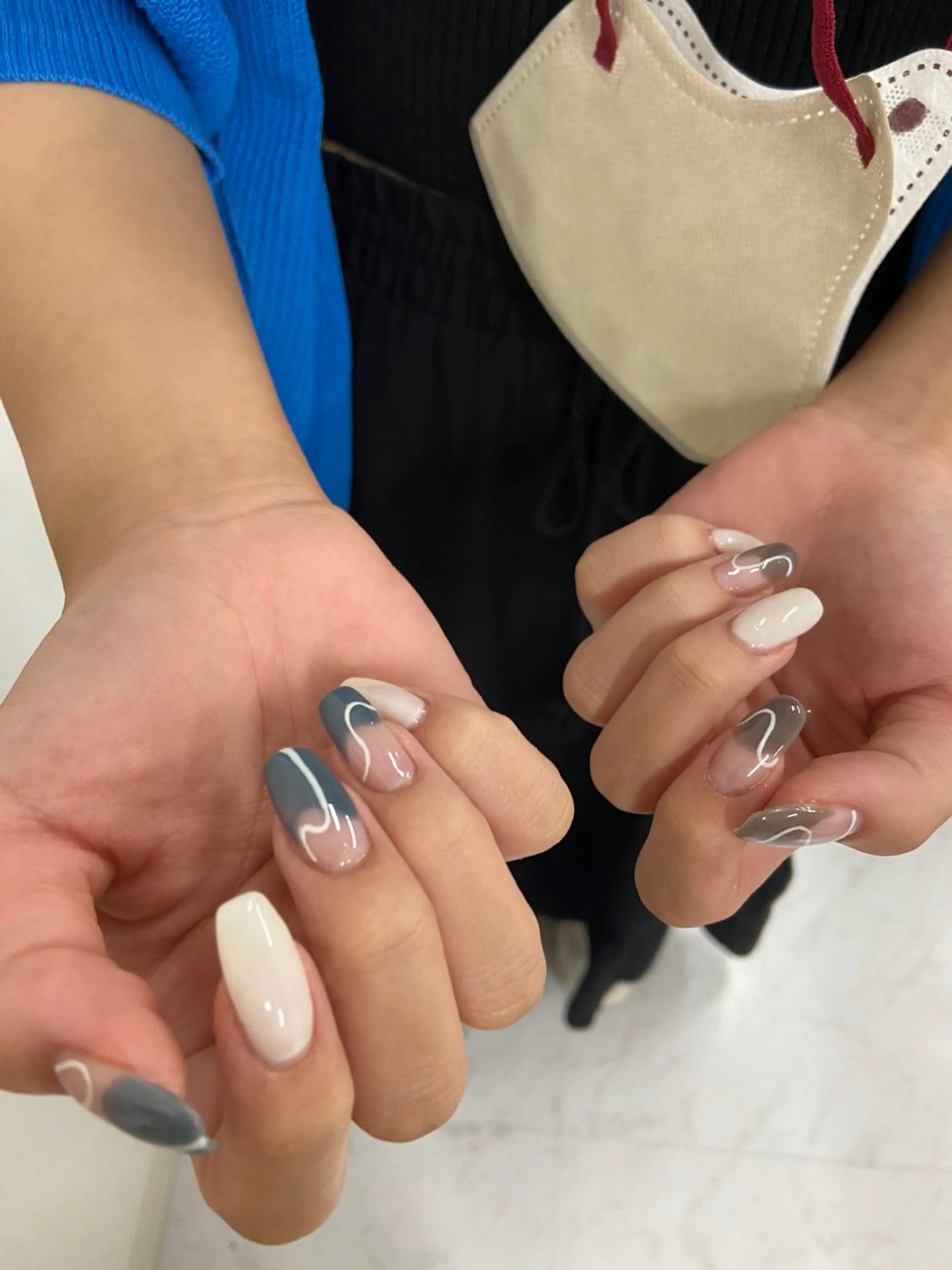 ネイル ハンドネイル HIKARI 4uまつ毛ネイルのネイルデザイン