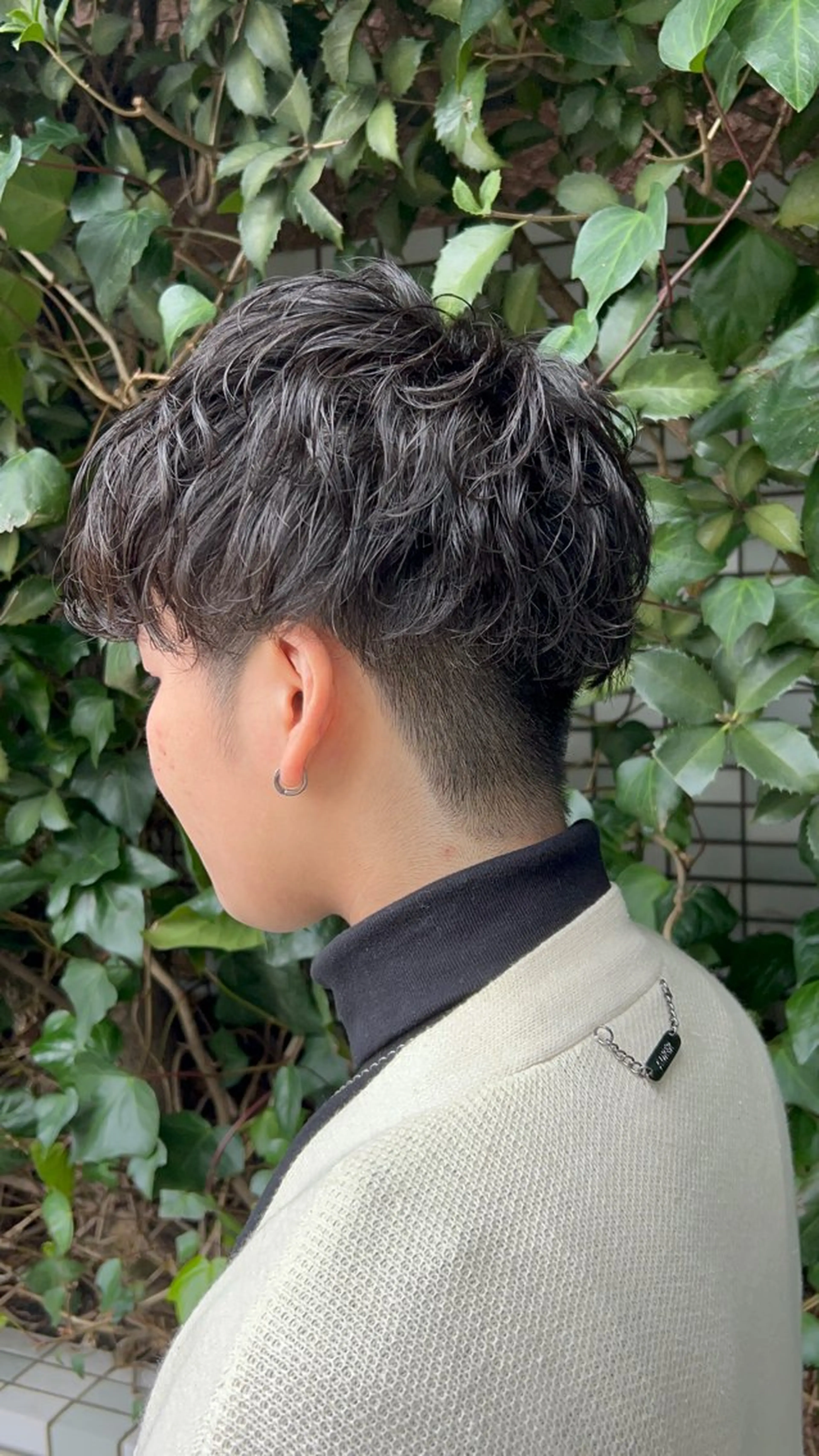 ショート パーマ メンズ 山本 陸央のヘアスタイル