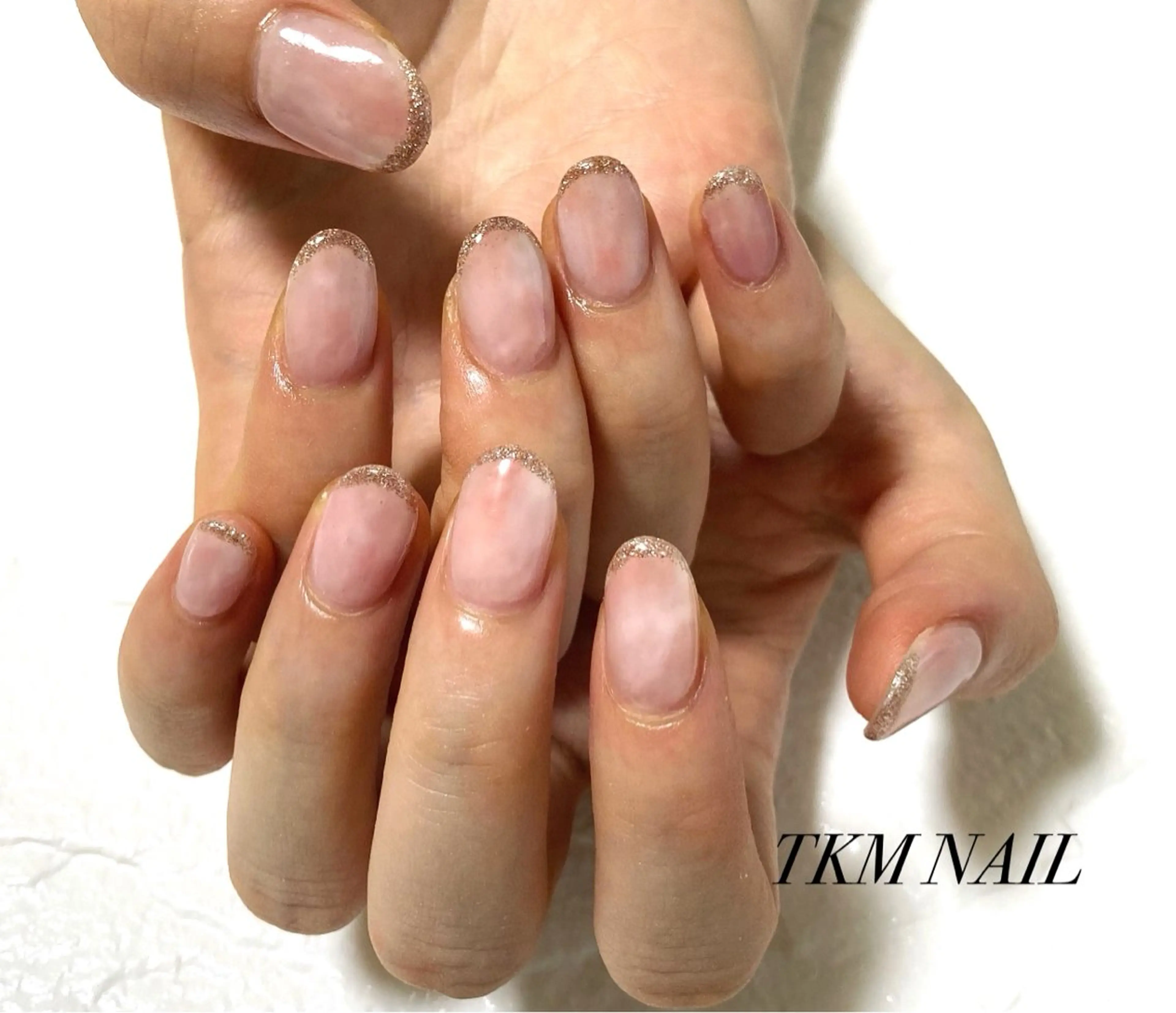ネイル 大理石ネイル(マーブル) シンプルネイル ______ TKM  NAILのネイルデザイン