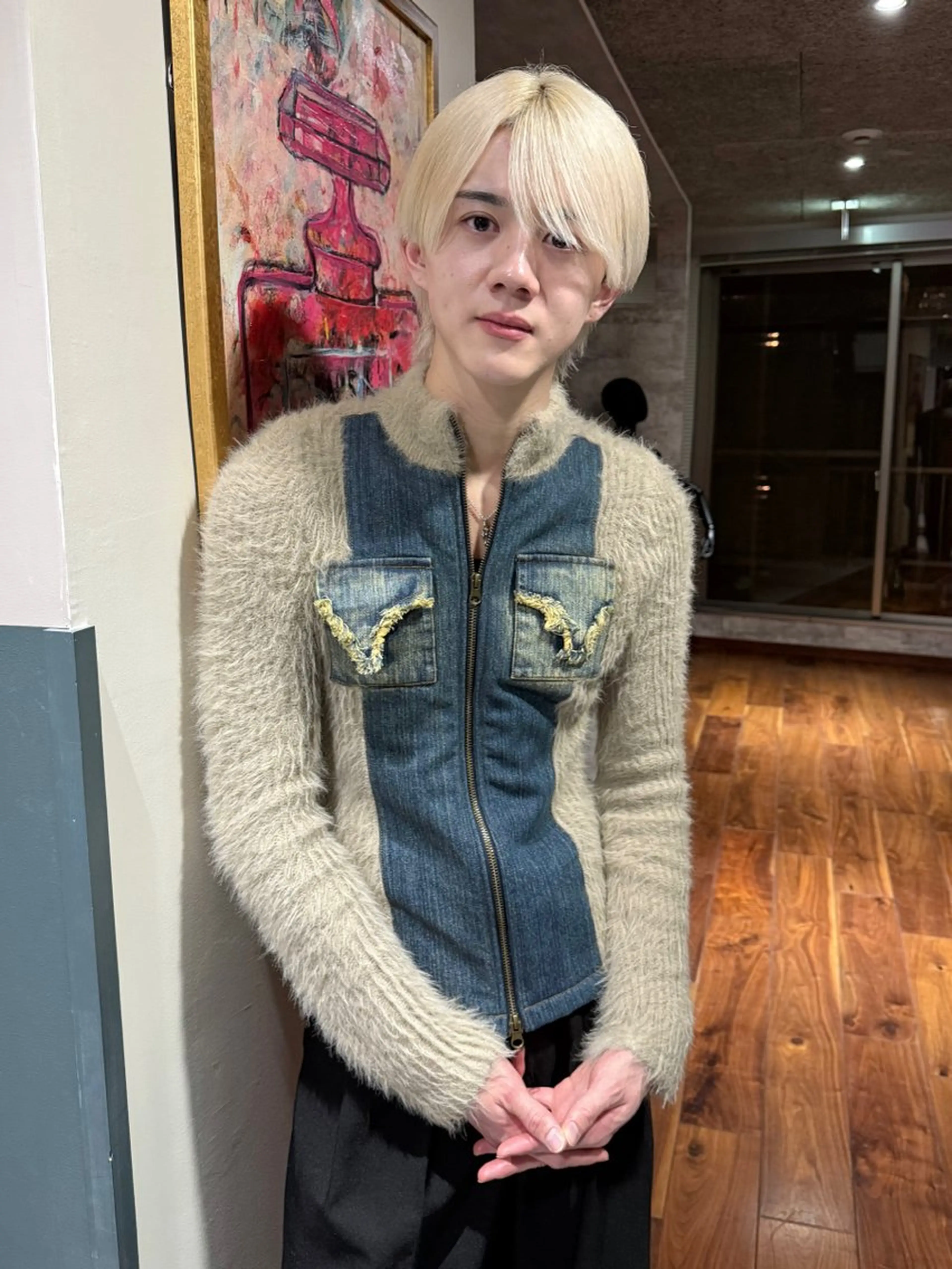 ショート カラー 抜きっぱなしブロンド カット ヘアカラー トリートメント mai / linoah˚✧のヘアスタイル