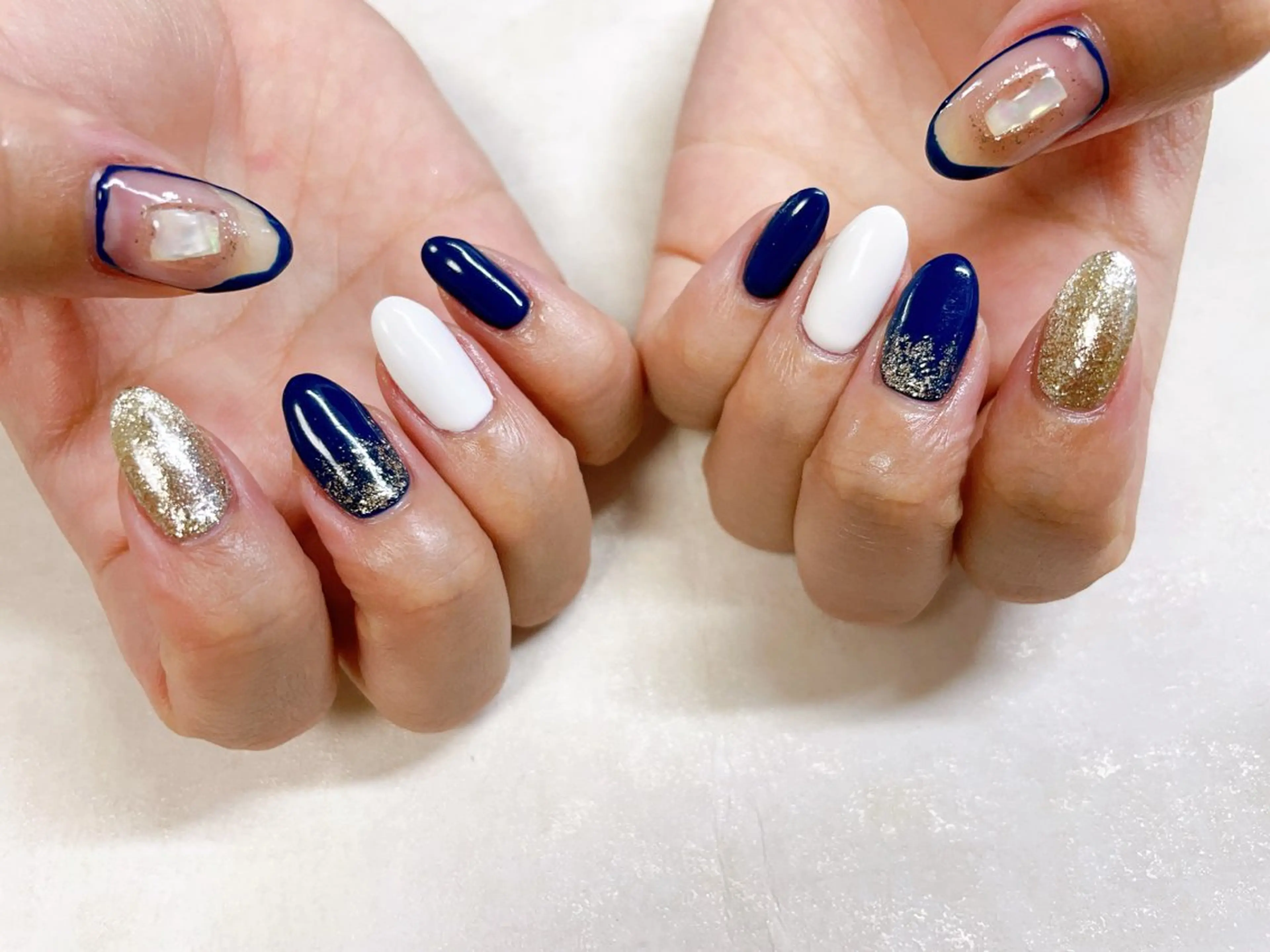 ネイル オーロラネイル フラワーネイル フットネイル フレンチネイル ジェルネイル ハンドネイル Mogu nail 二子玉川のネイルデザイン