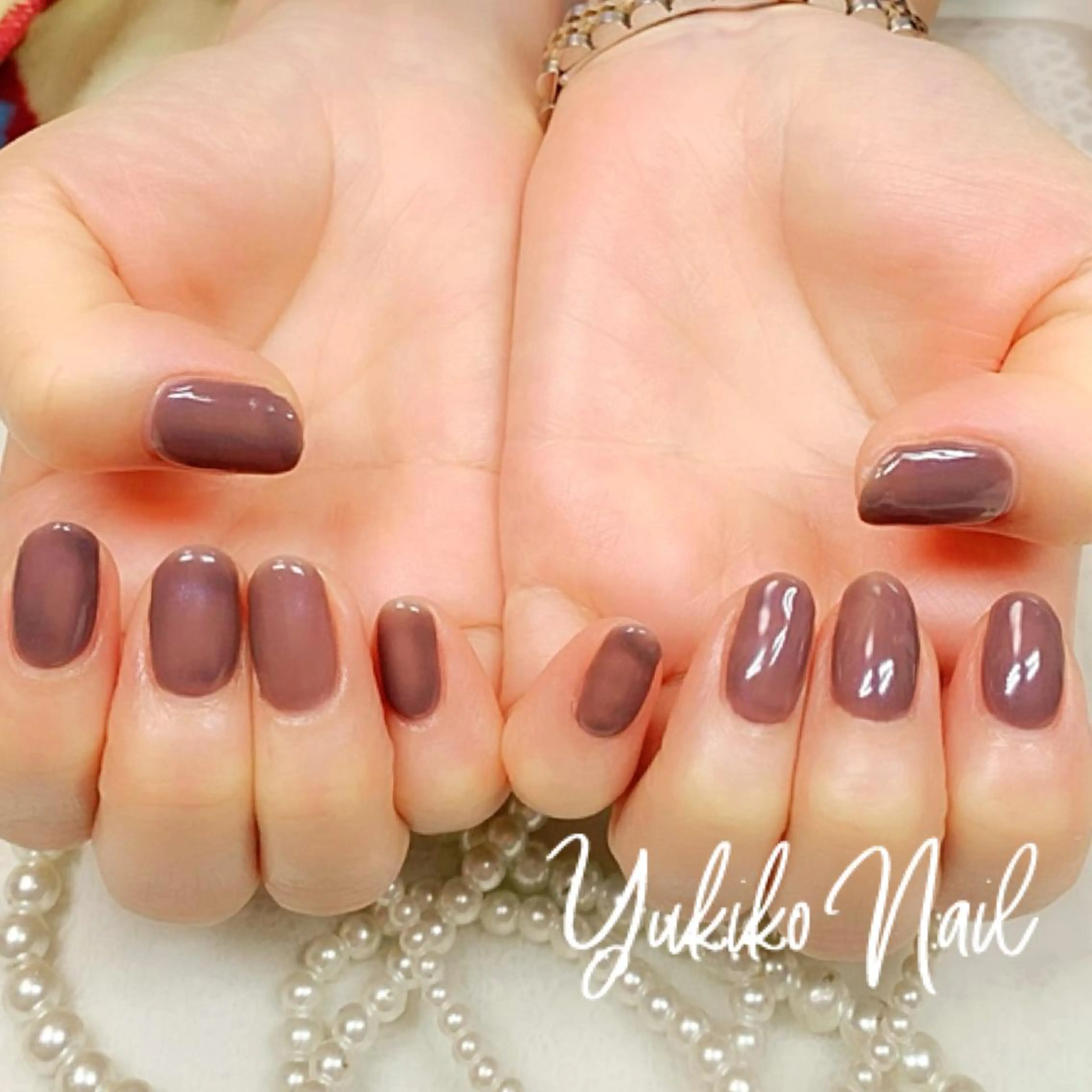 ネイル ワンカラーネイル ハンドネイル ユキコ ネイルのネイルデザイン