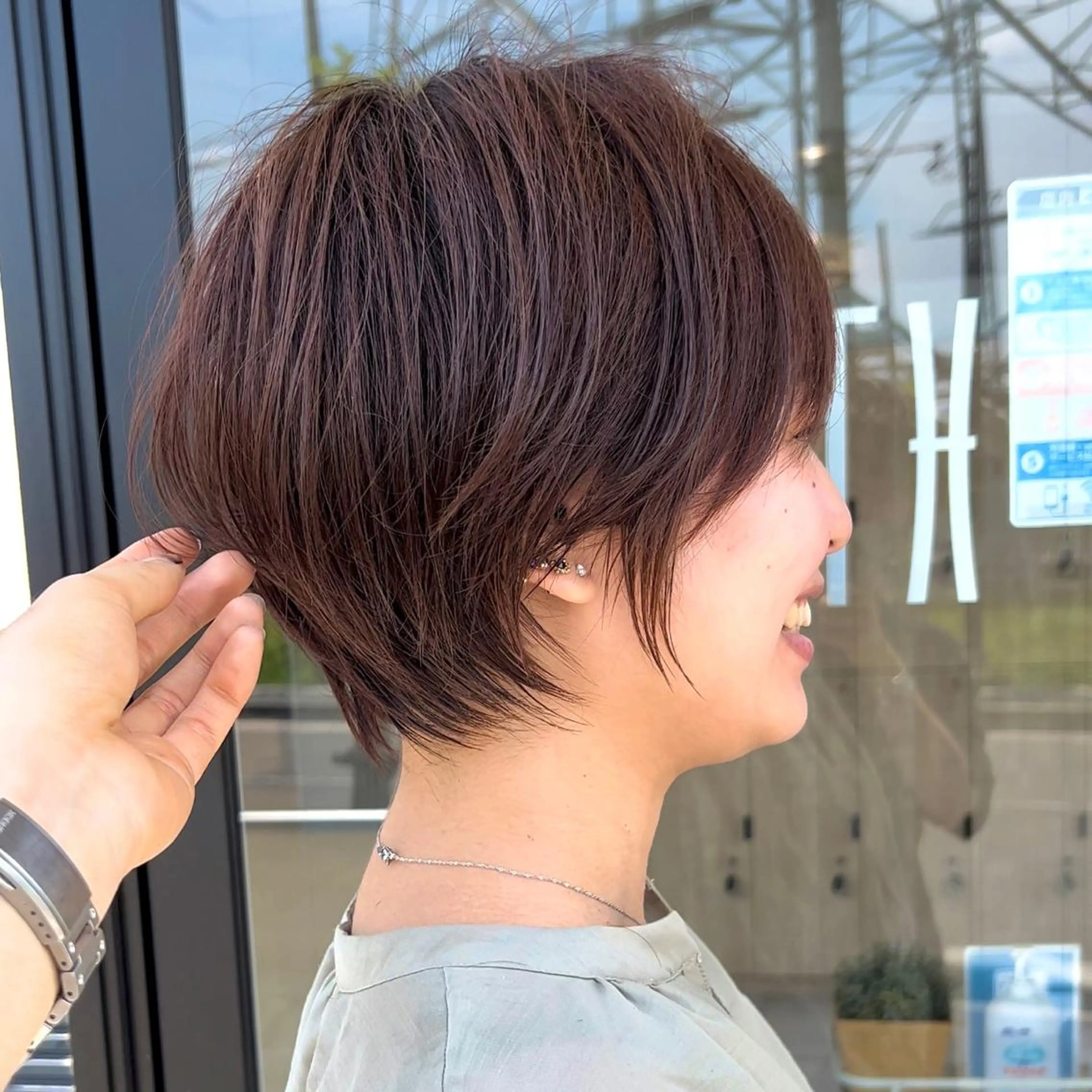 ショート ショートボブ 丸みショート ボブ ショートヘア EARTH八潮 樋口のヘアスタイル