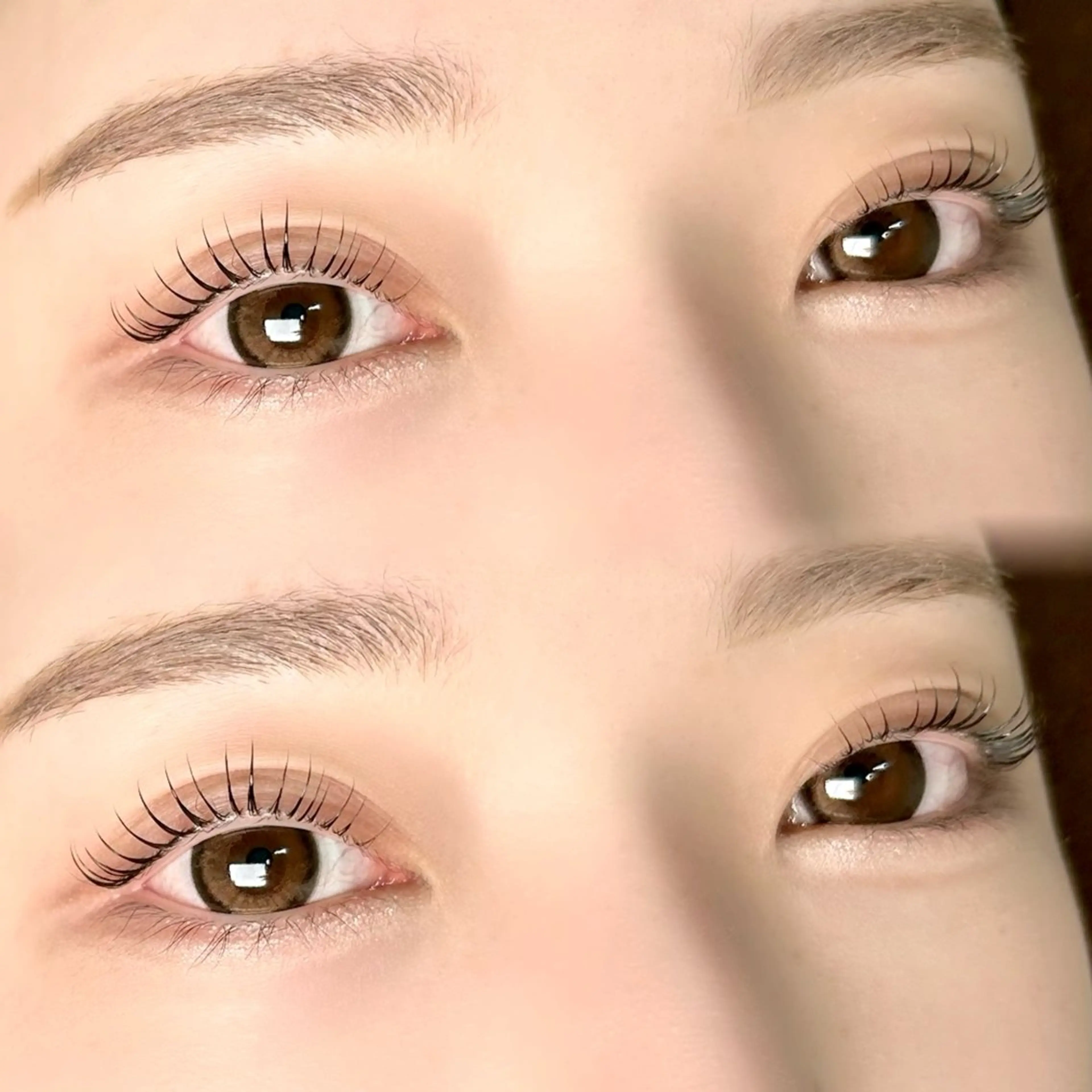 似合わせ上まつ毛パーマ（束仕上げコーティングOK）の写真