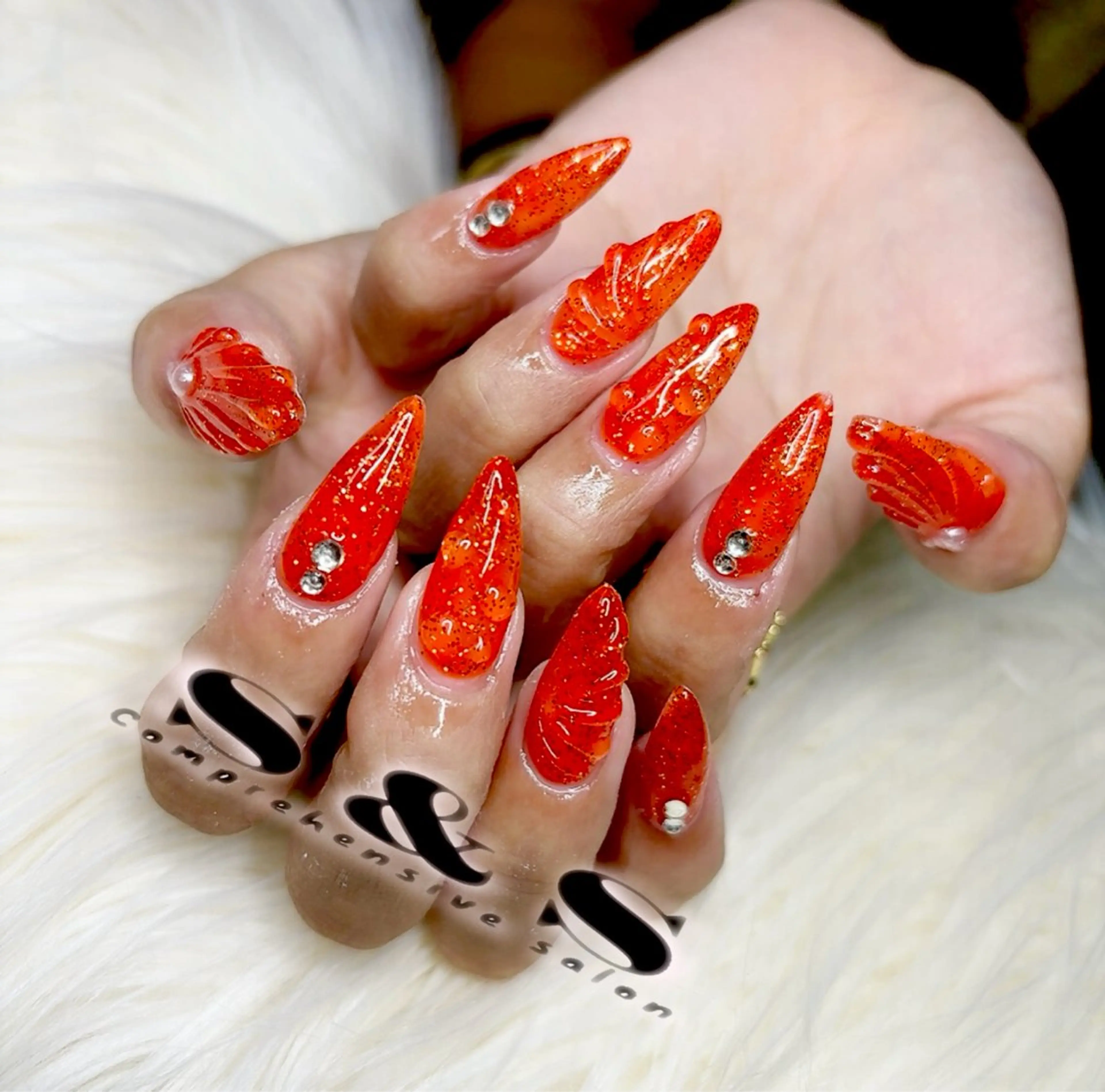 ネイル 長さ出し メンズネイル 持ち込み 夏ネイル ワンホンネイル S&S 村田小百合のネイルデザイン