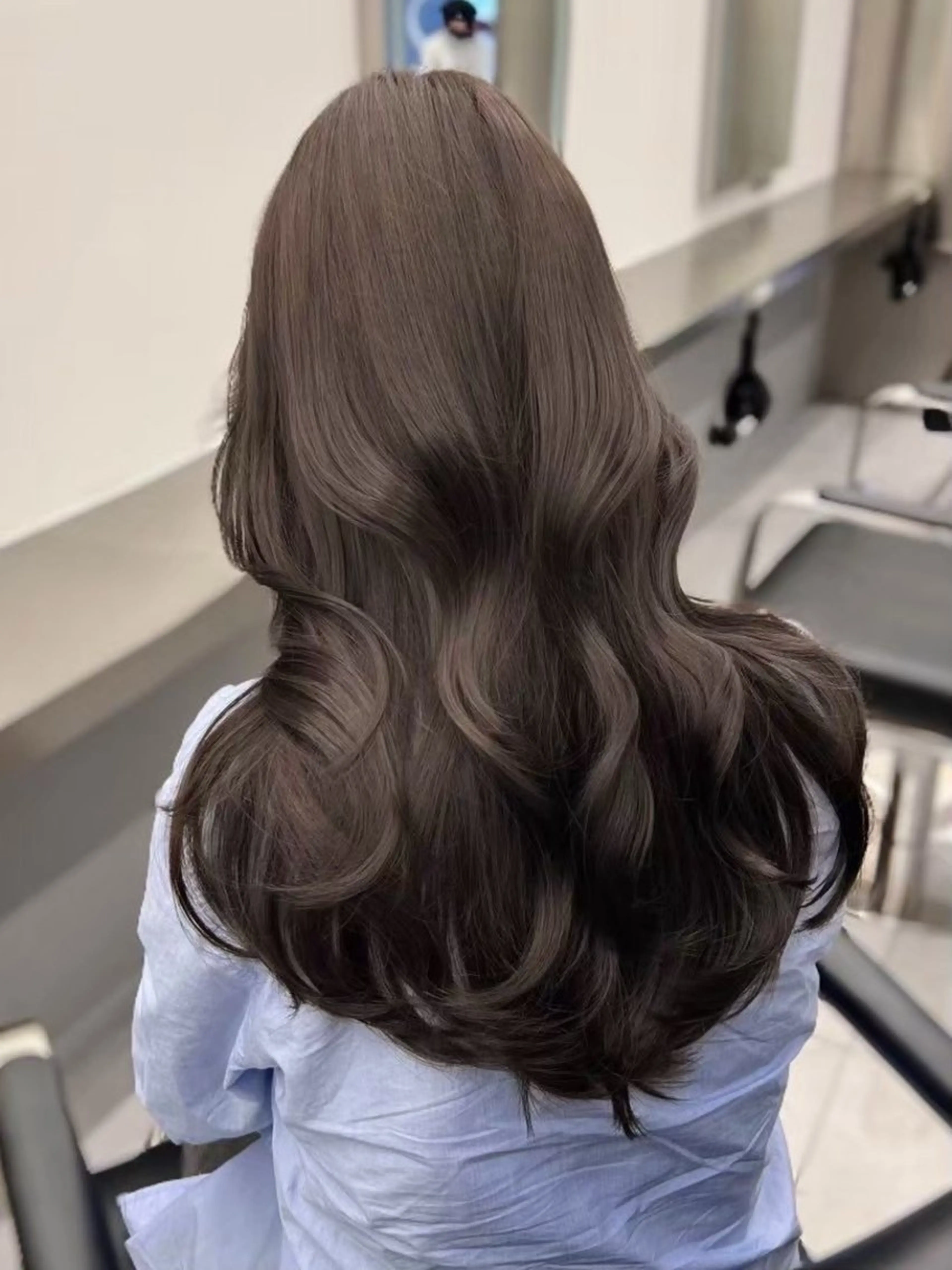 ロング カラー ブラウンカラー チョコレートブラウン Saki/お悩み解決 /似合わせカットのヘアスタイル