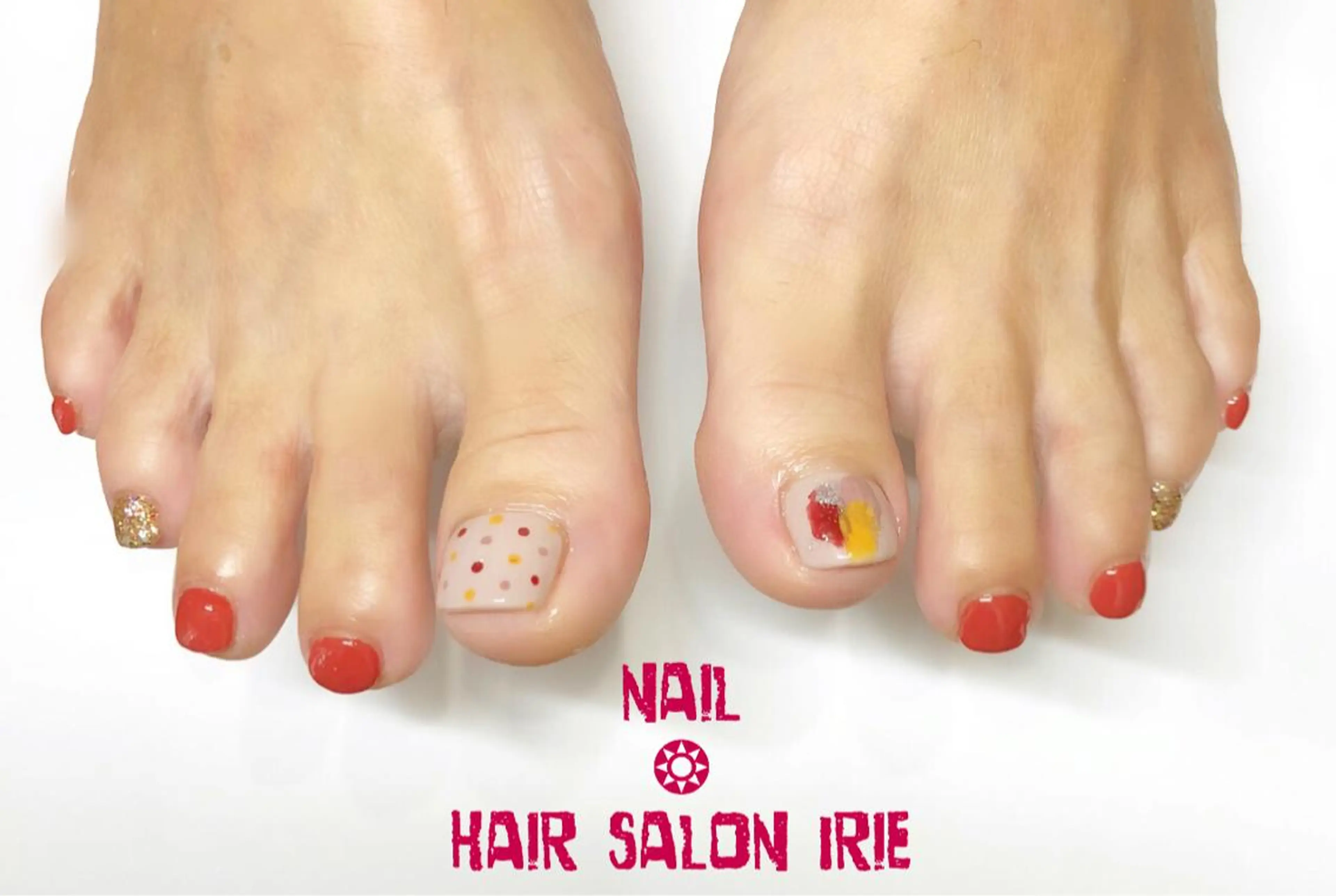 ネイル アートネイル シンプルネイル Hair salon Irie所属・與儀 知佳のネイルデザイン