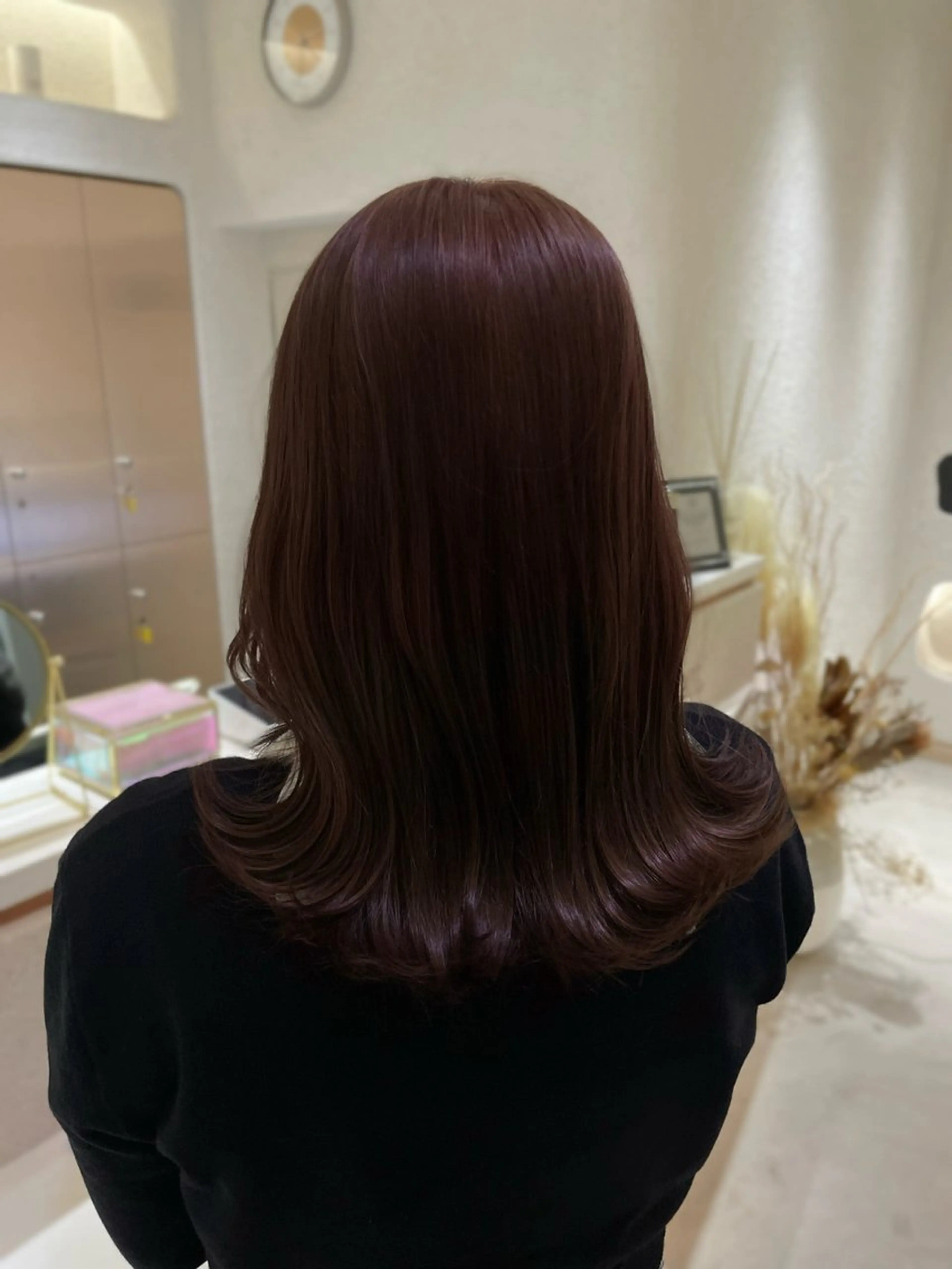 ミディアム カット ヘアカラー トリートメント Cloe所属・𝑨𝑴𝑰 🎀 ガーリーヘア🤍のヘアスタイル