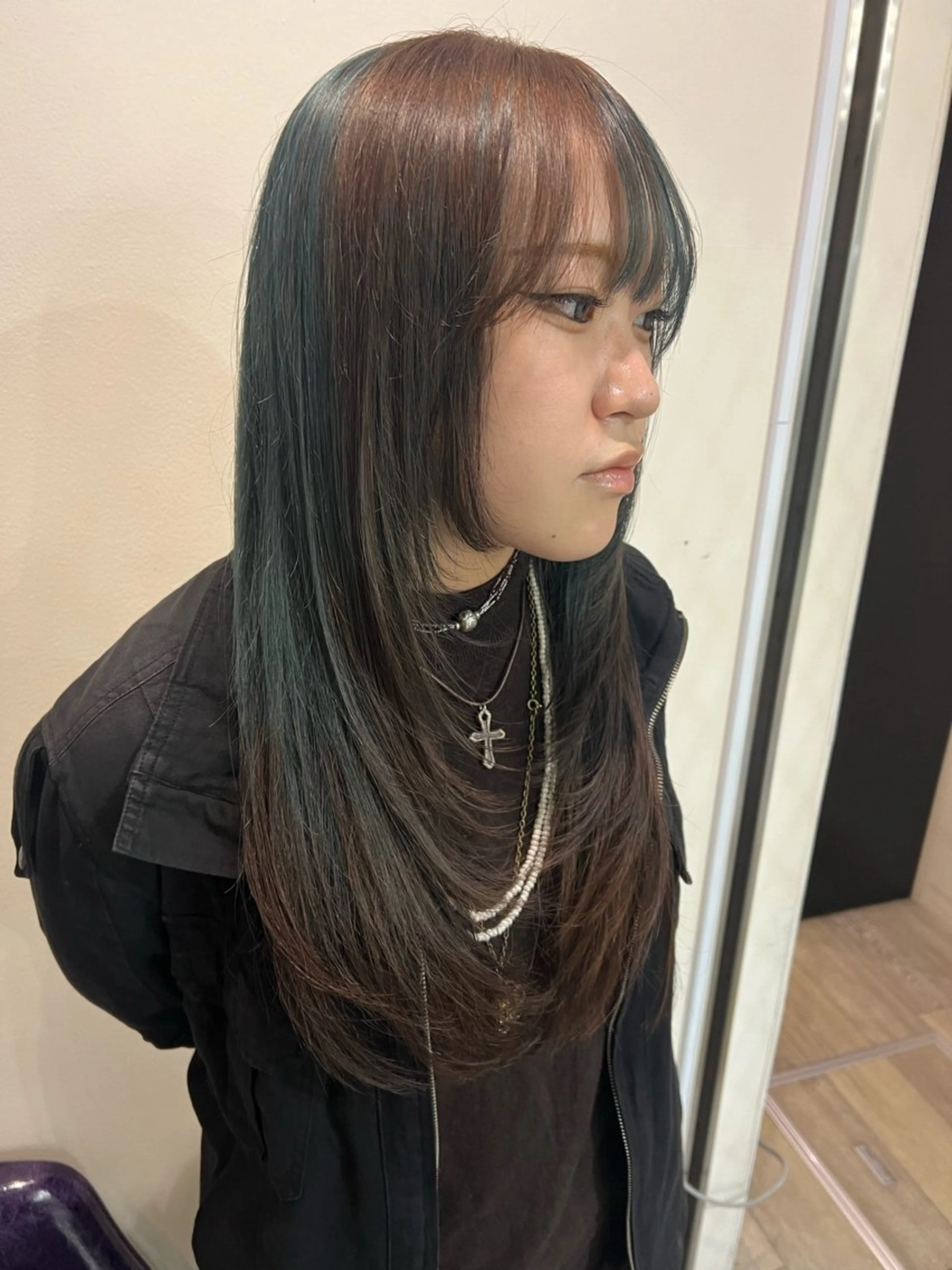 ロング ヘアカラー トリートメント yuuna. 🪽のヘアスタイル