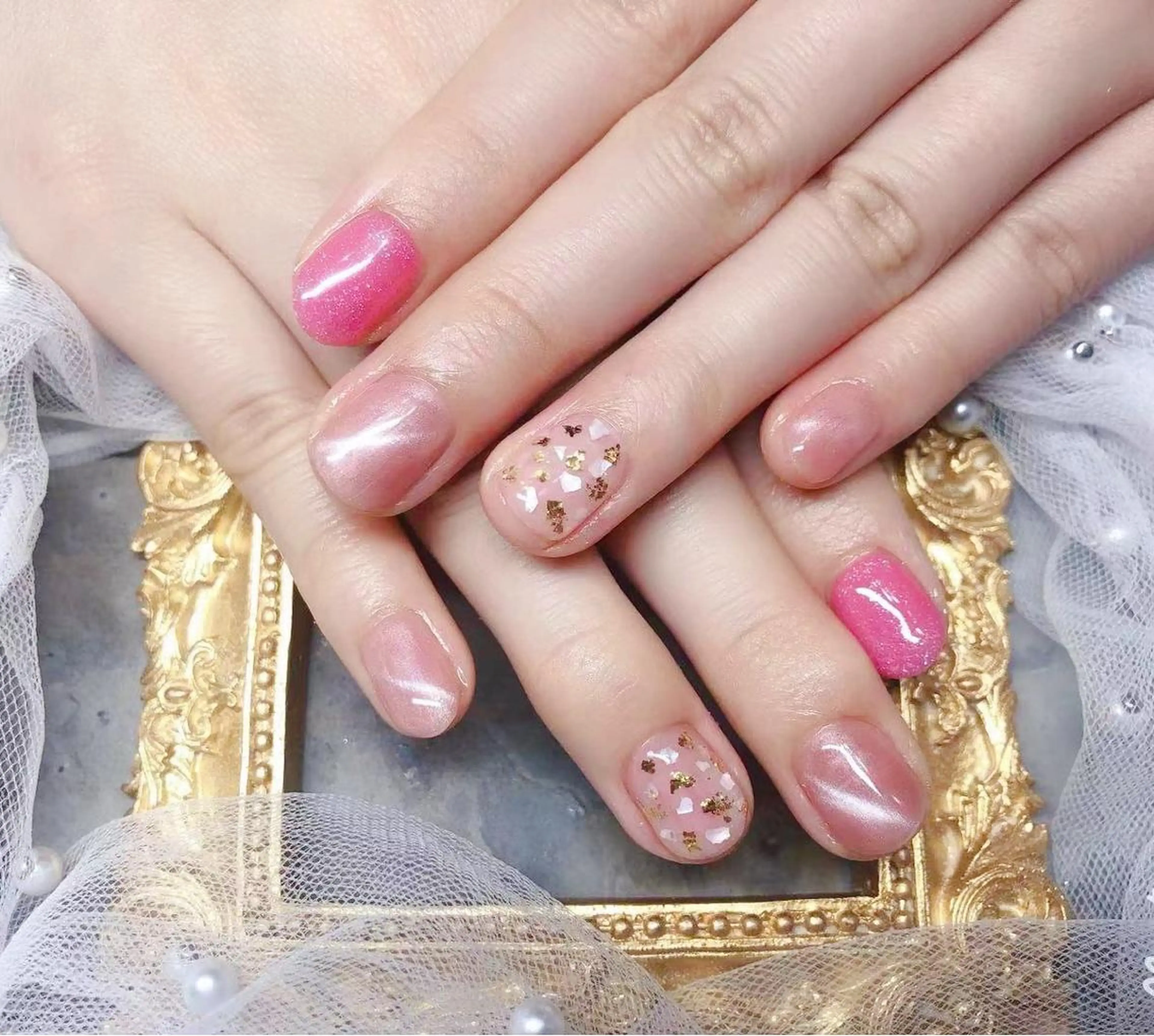 ネイル ハンドネイル マジックミラー所属・マジック ミラーのネイルデザイン