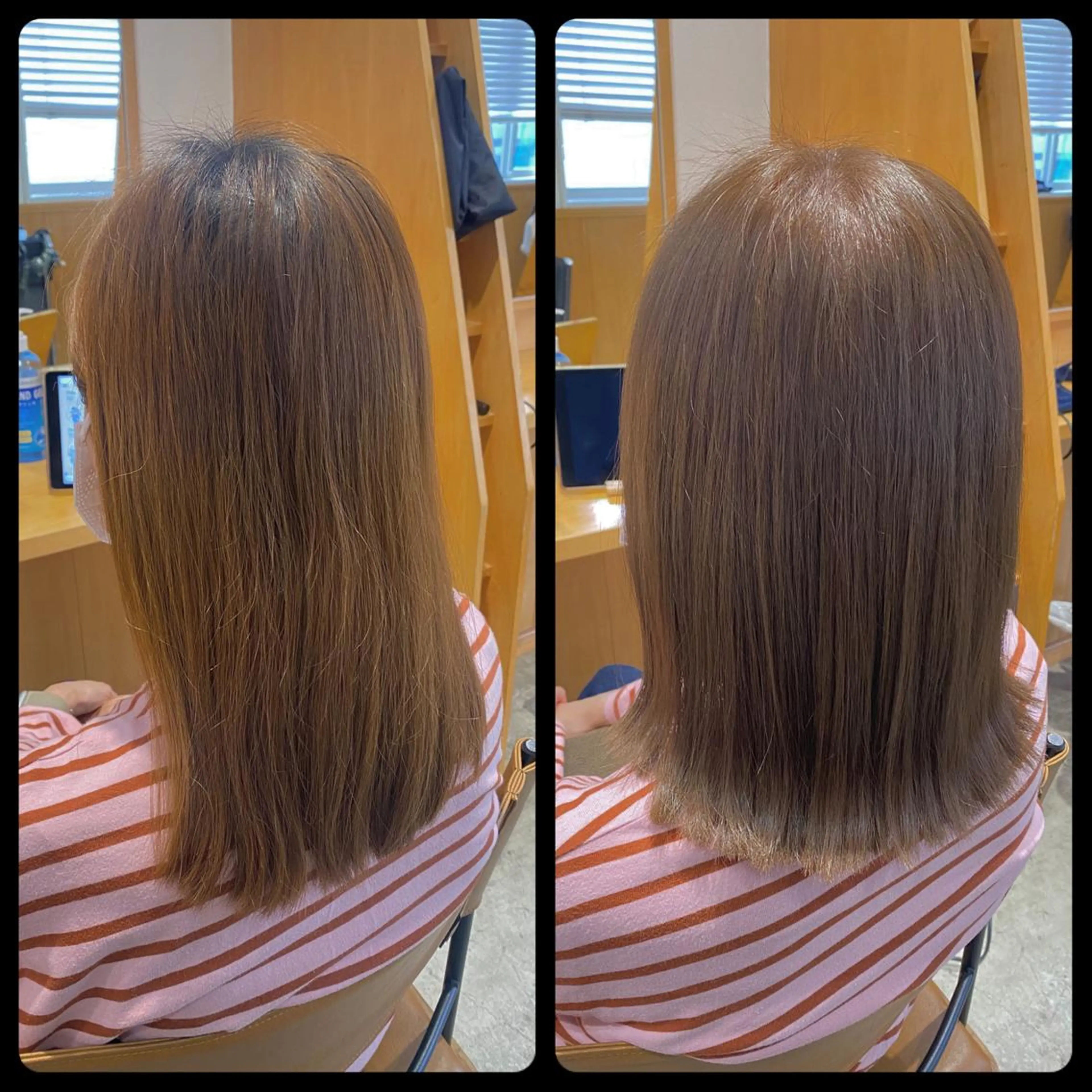 ミディアム トリートメント カット ヘアカラー トリートメント AMPHITOKYO 平林のヘアスタイル