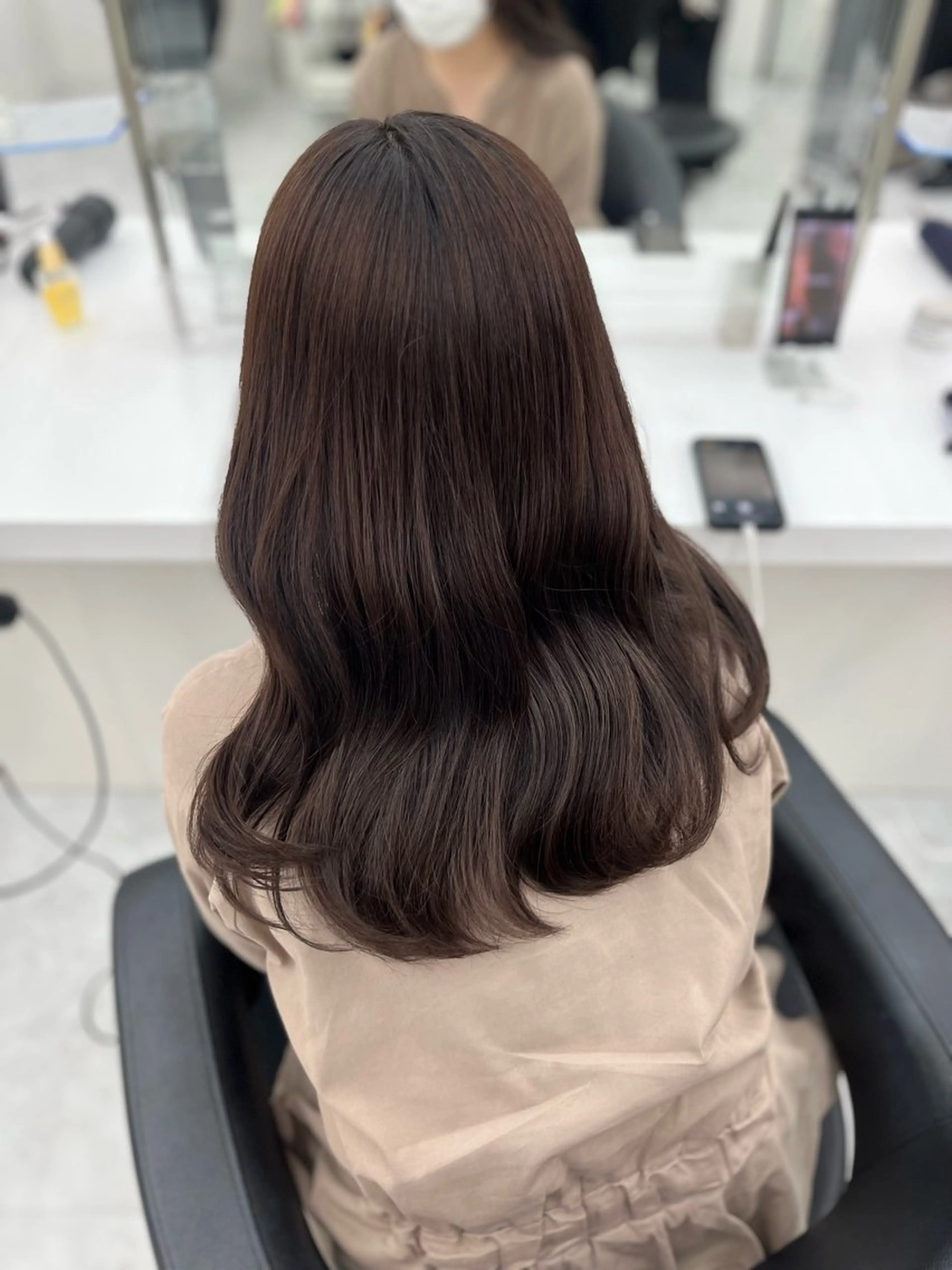 セミロング ♡ナチュラルガーリー ♡ベージュ♡RINAのヘアスタイル