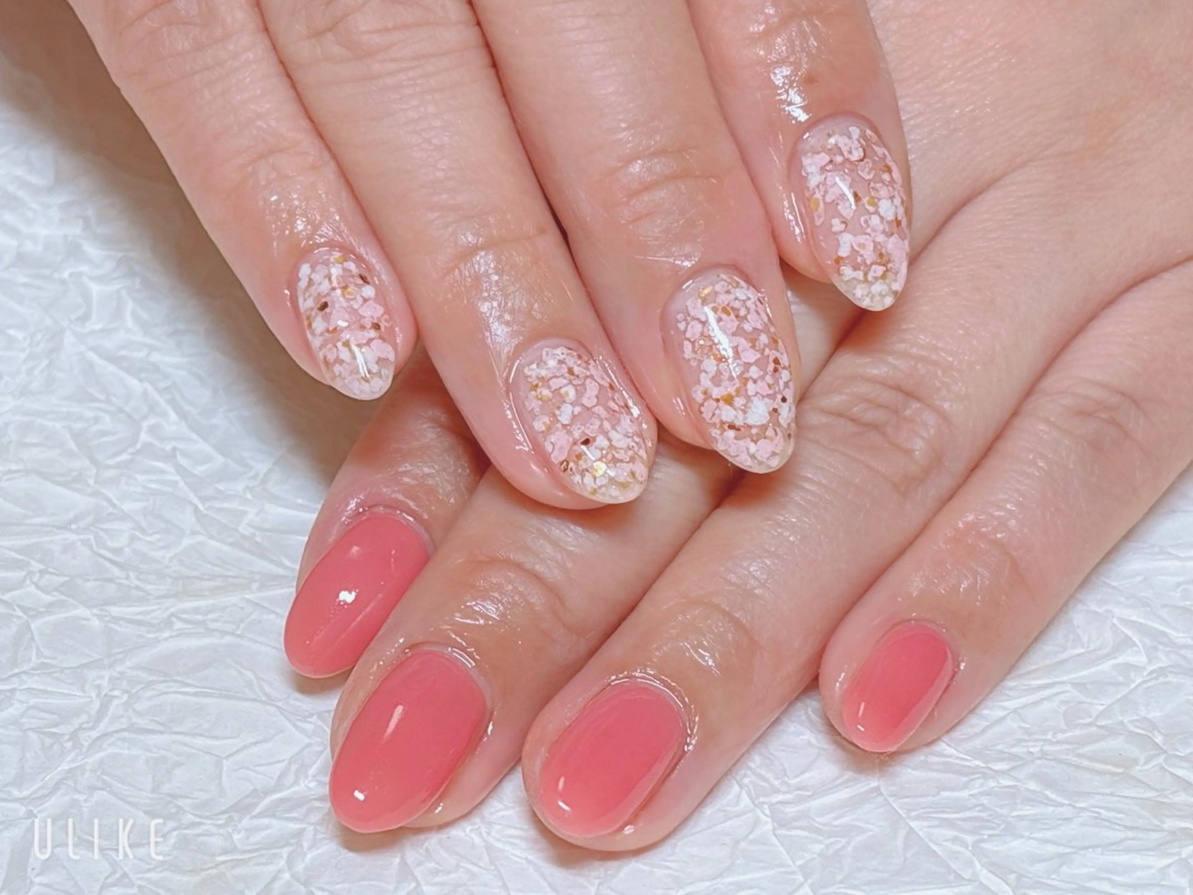 ネイル 桜ネイル ハンドネイル ハンドケア ゆ か_Nails💫のネイルデザイン