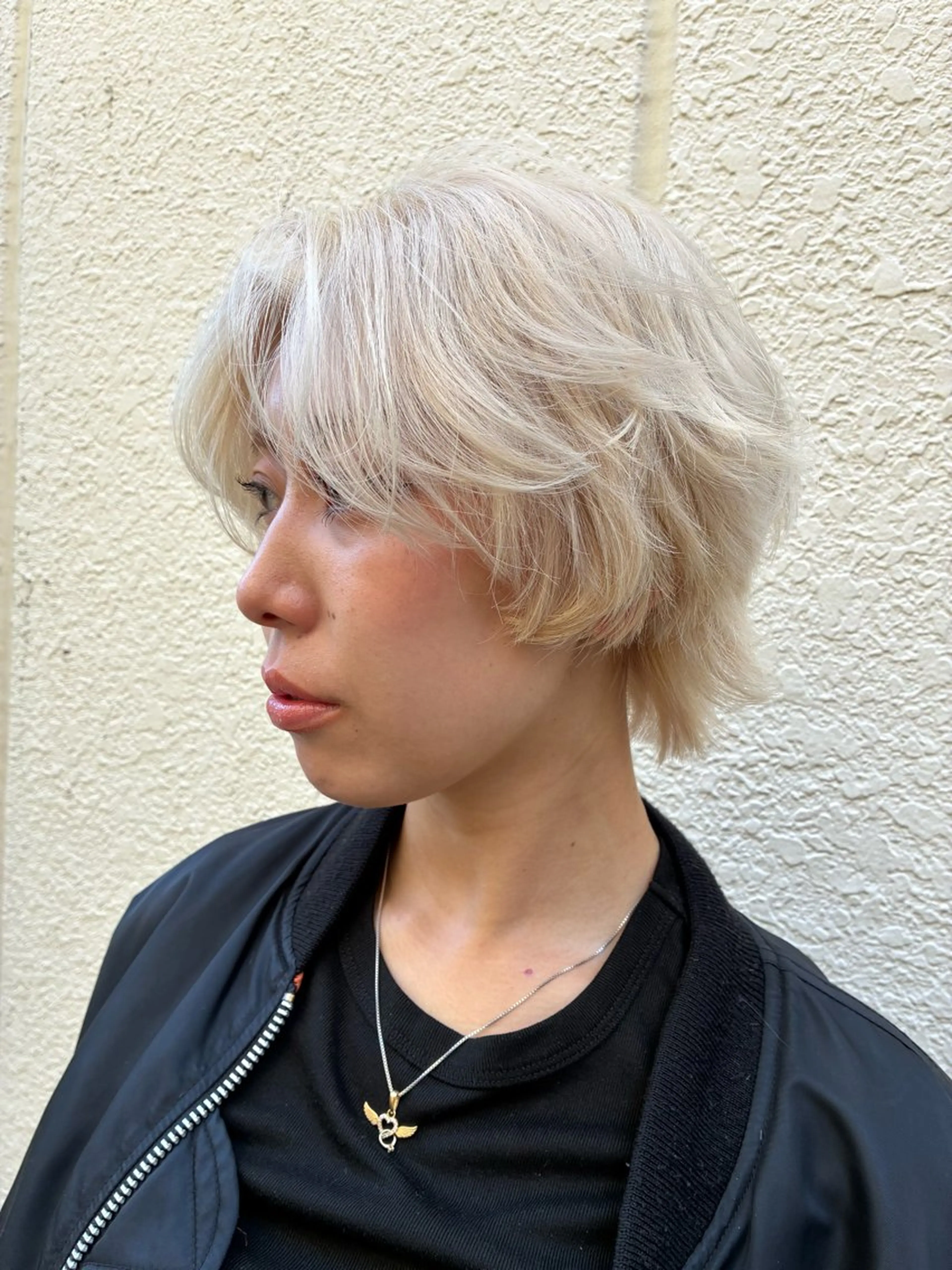 ミディアム カラー ヘアカラー 坂入 美帆のヘアスタイル