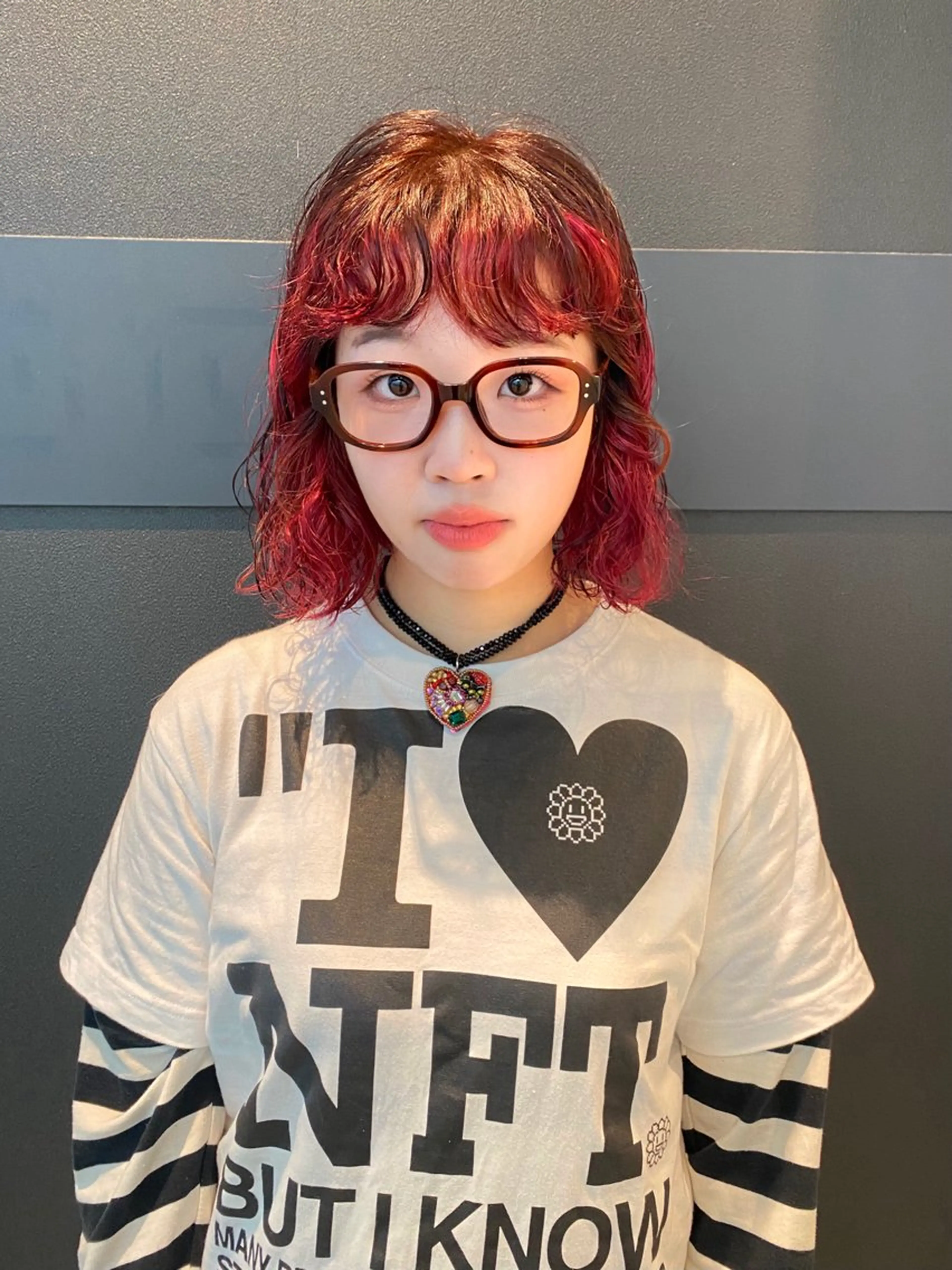 ショート カラー パーマ カット ヘアカラー パーマ トリートメント mai / linoah˚✧のヘアスタイル