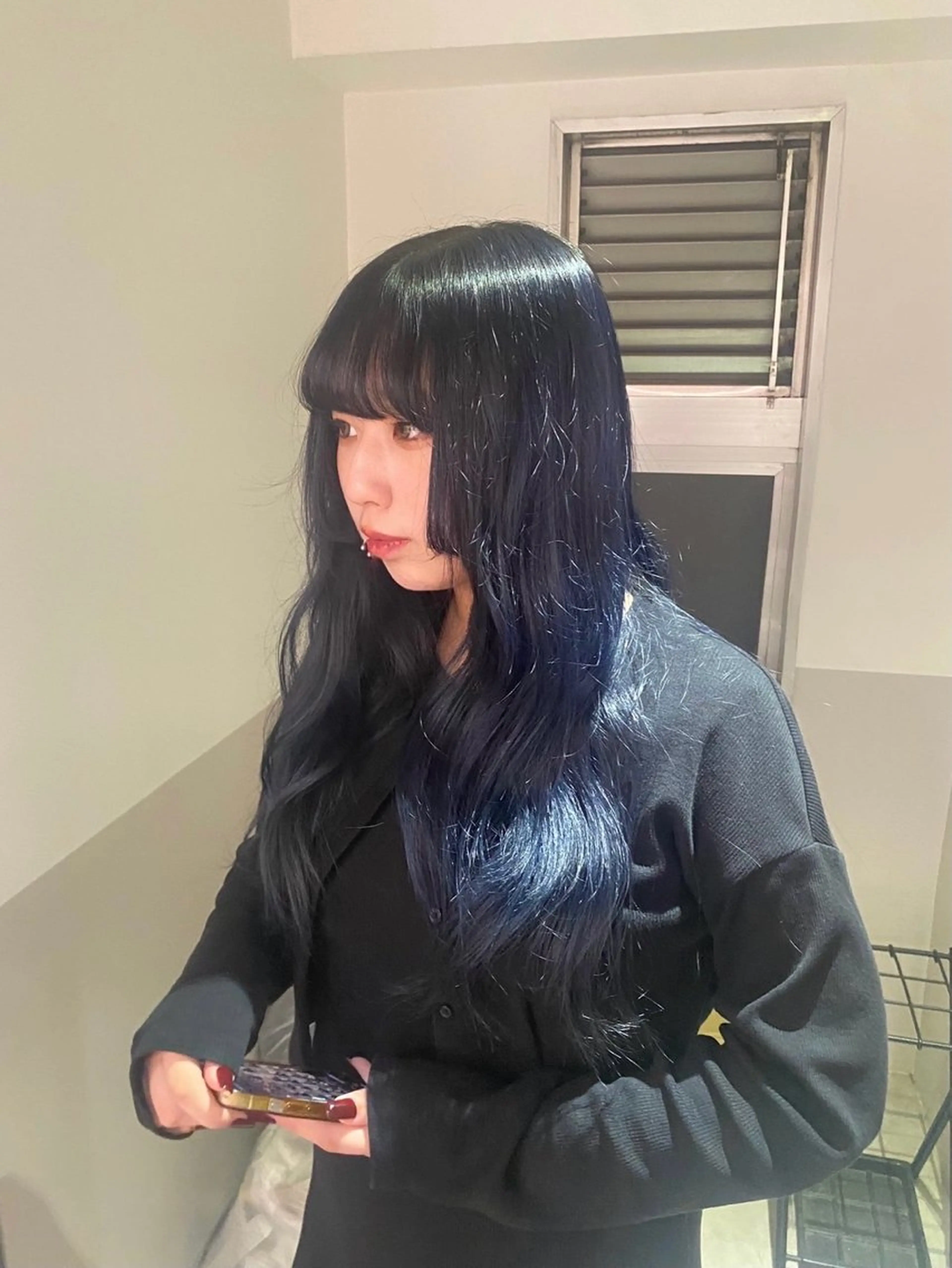 ロング ボブ 💋sara/レイヤ ー/ショート【蔵前】のヘアスタイル