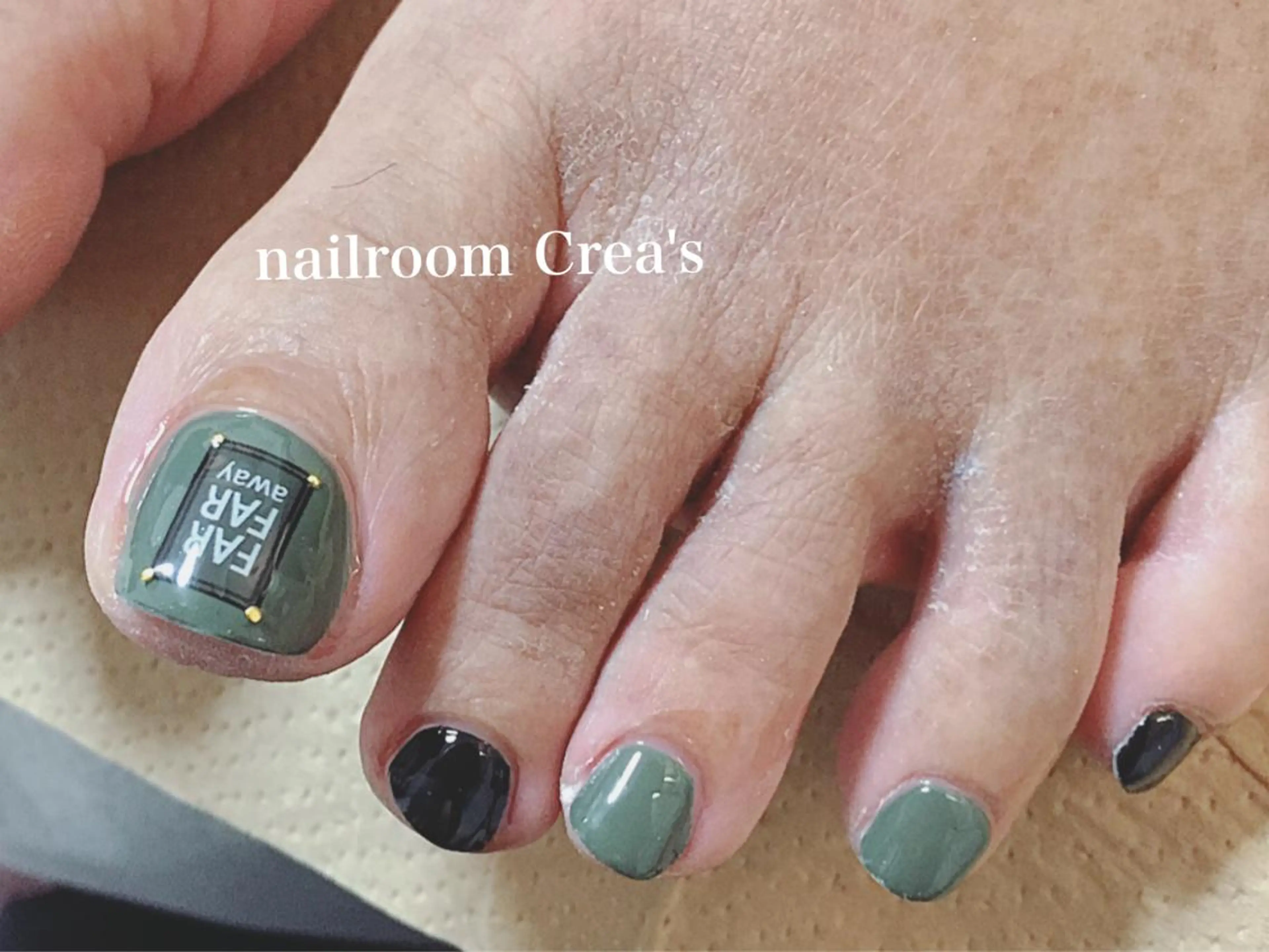 ネイル フットネイル シンプルネイル nailroom Crea'sのネイルデザイン