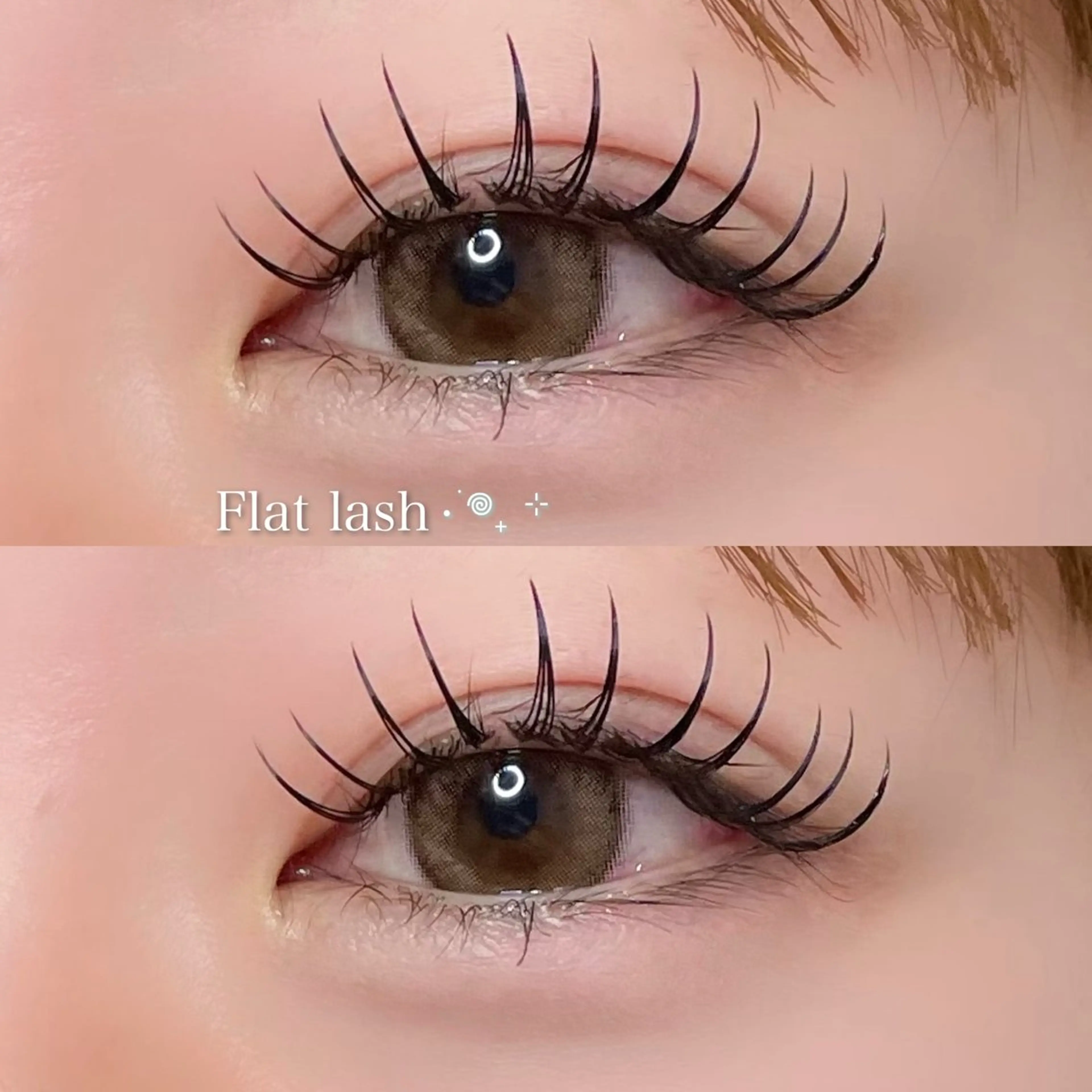 マツエク・マツパ フラットラッシュ マツエク eyelash Re:nkのマツエク・マツパデザイン