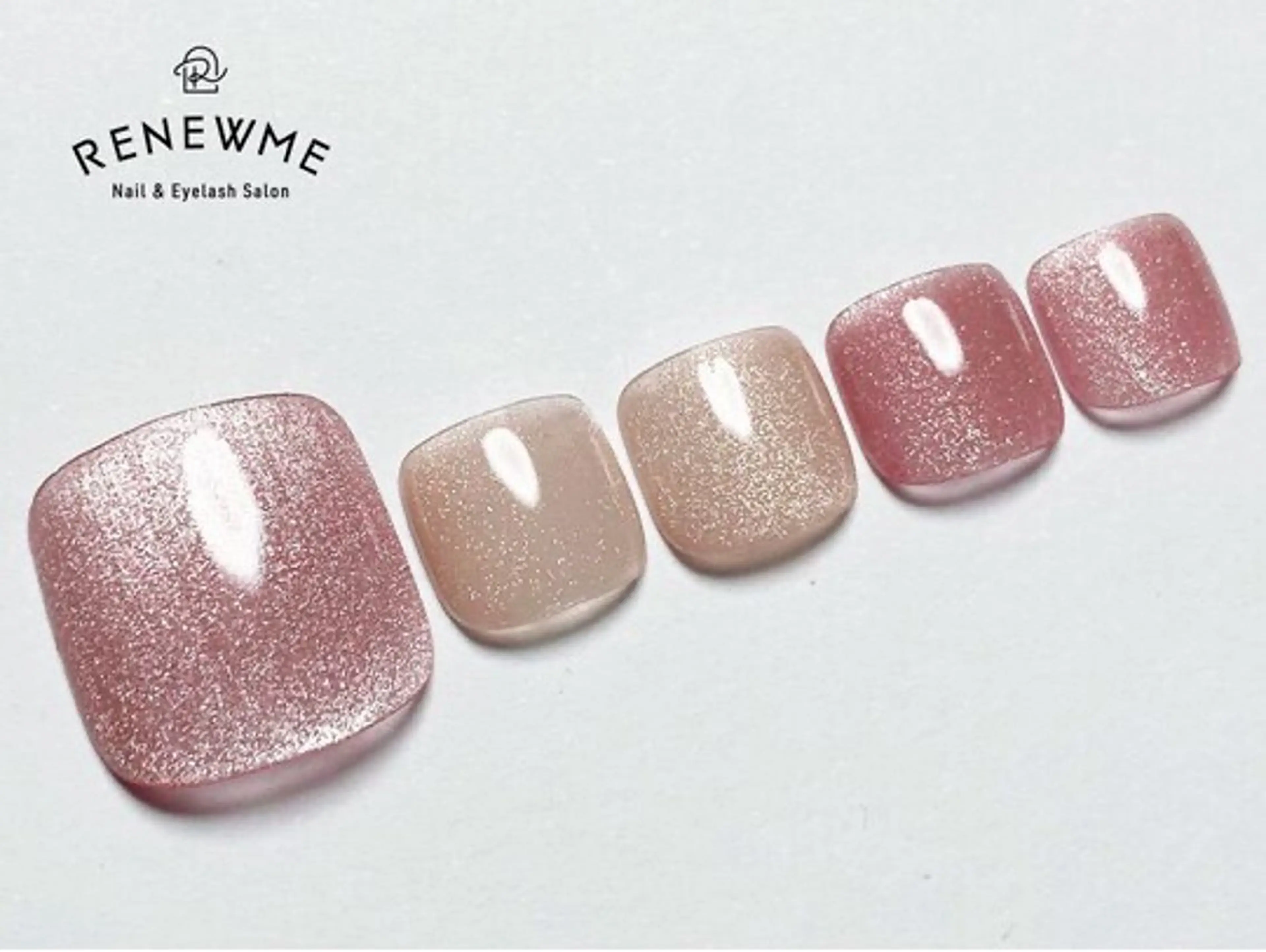 ネイル フットネイル マグネットネイル RENEWME 中村のネイルデザイン