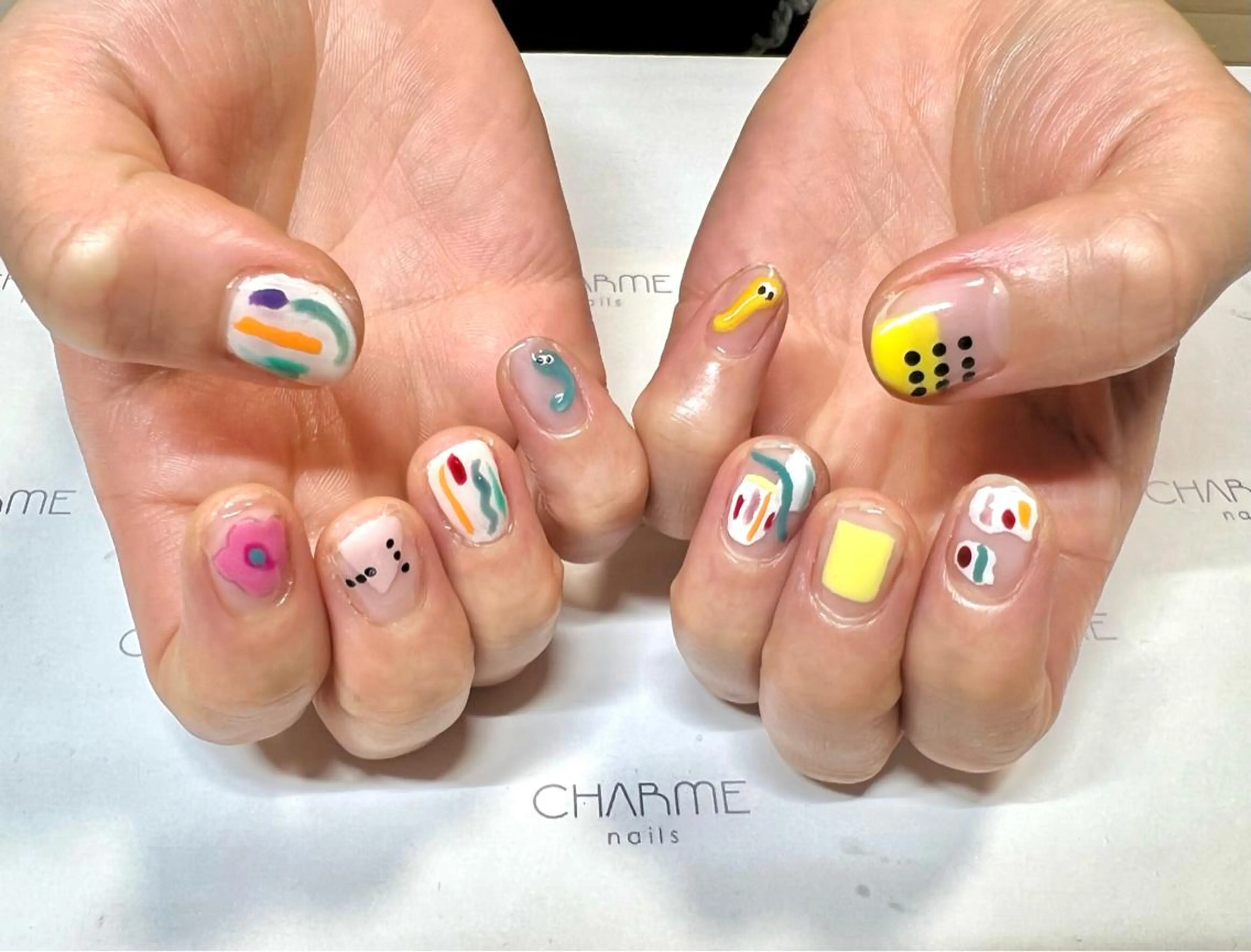 ネイル アートネイル ハンドネイル CHARME 🤎〔RINA〕のネイルデザイン