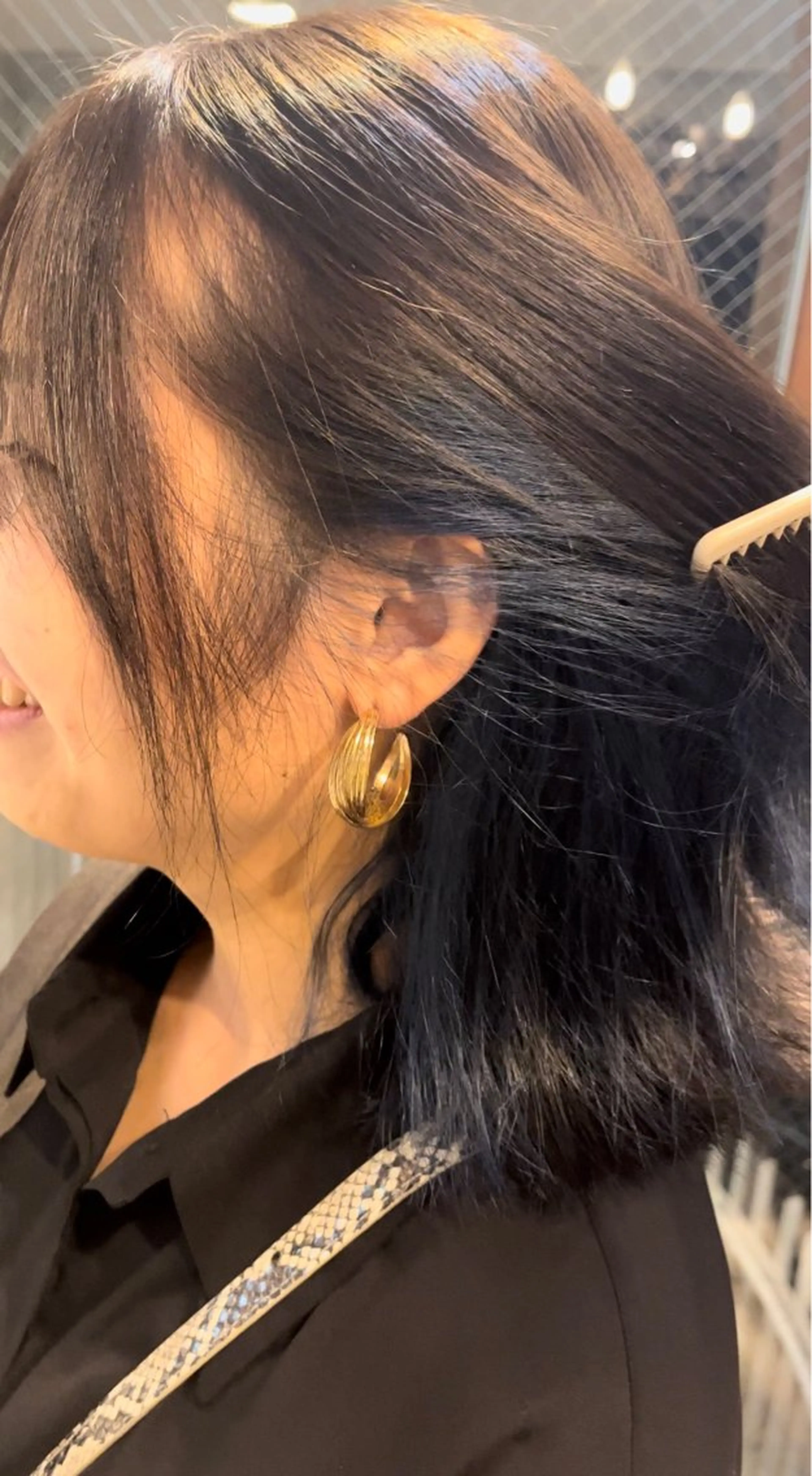 セミロング カラー 🌱ぱっつとボブカ ット🌱/Ryotaのヘアスタイル